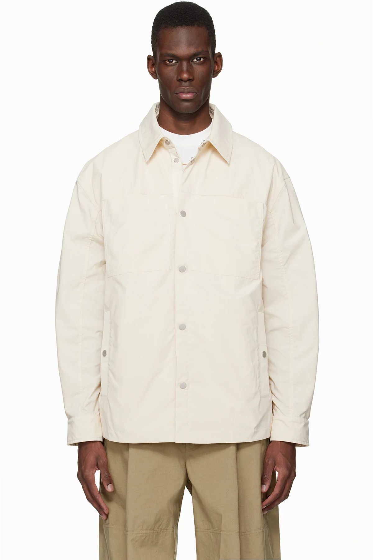Off-White Striped Overshirt