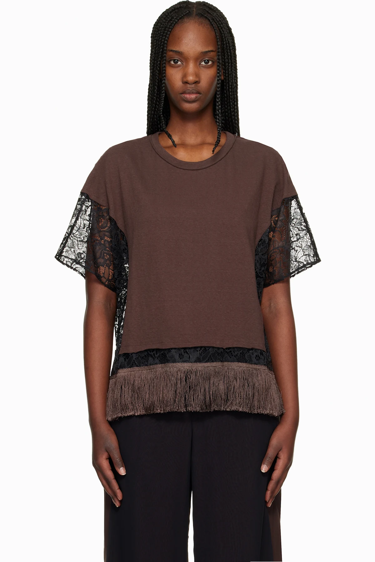 Brown UP1F1806 T-shirt