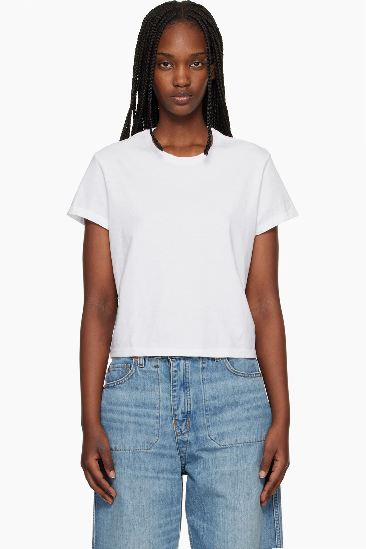 White Hanes Edition 1950s Boxy T-shirt