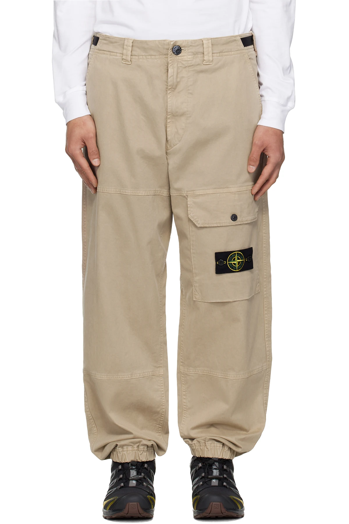 Tan 3100010 Organic Cotton Stretch Broken Twill Trousers