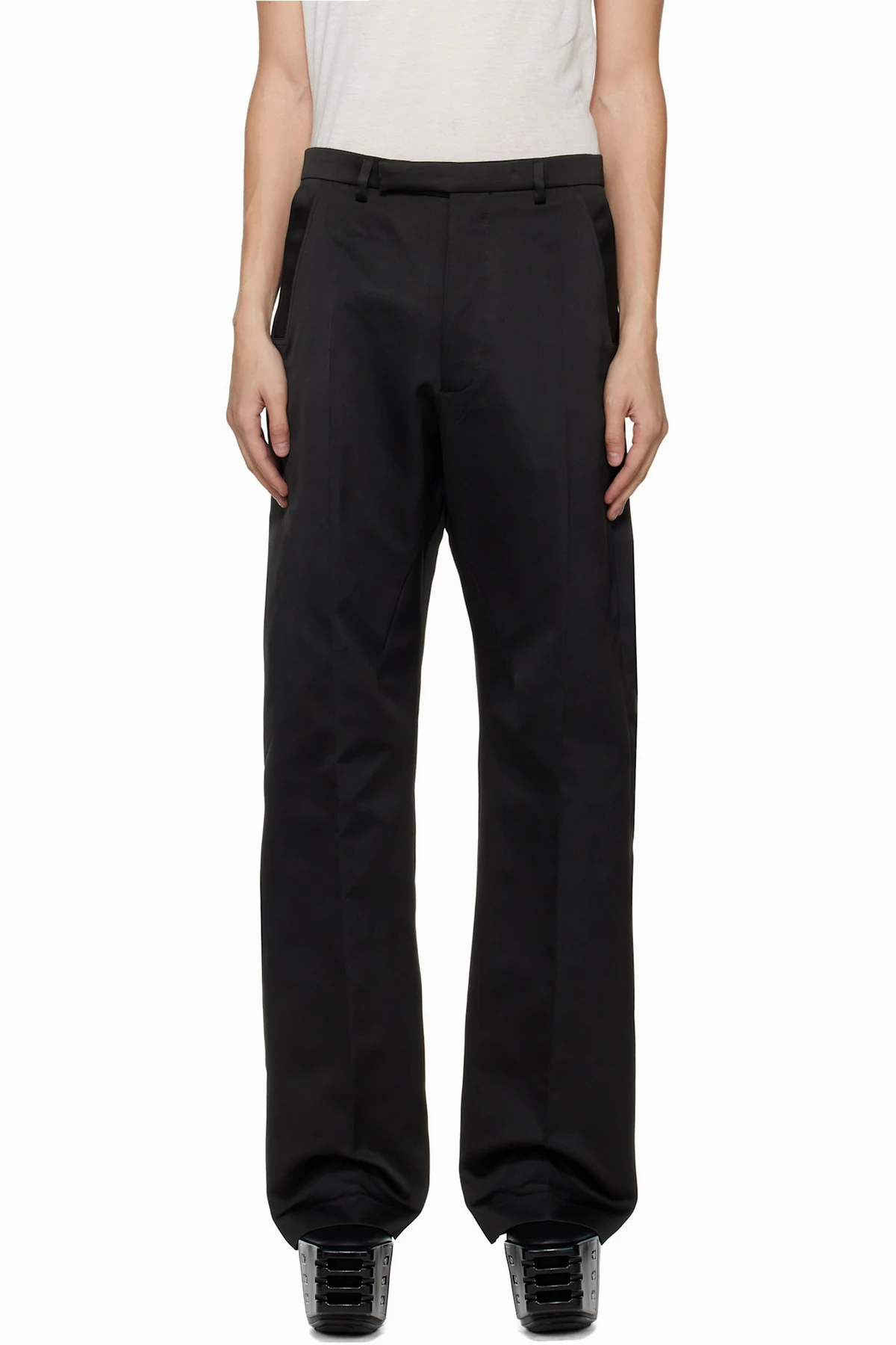 Black Temple Tailored Geth Trousers