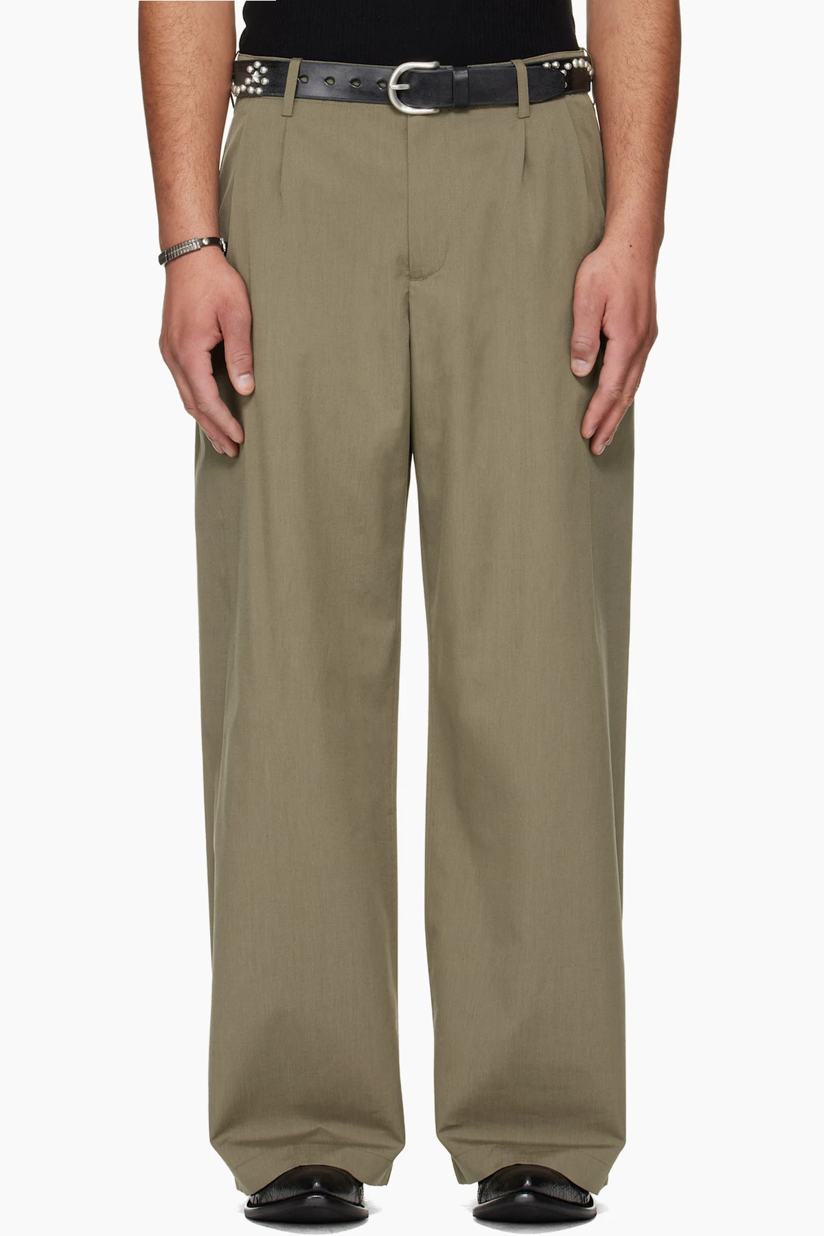 Khaki Bridge Chino Trousers