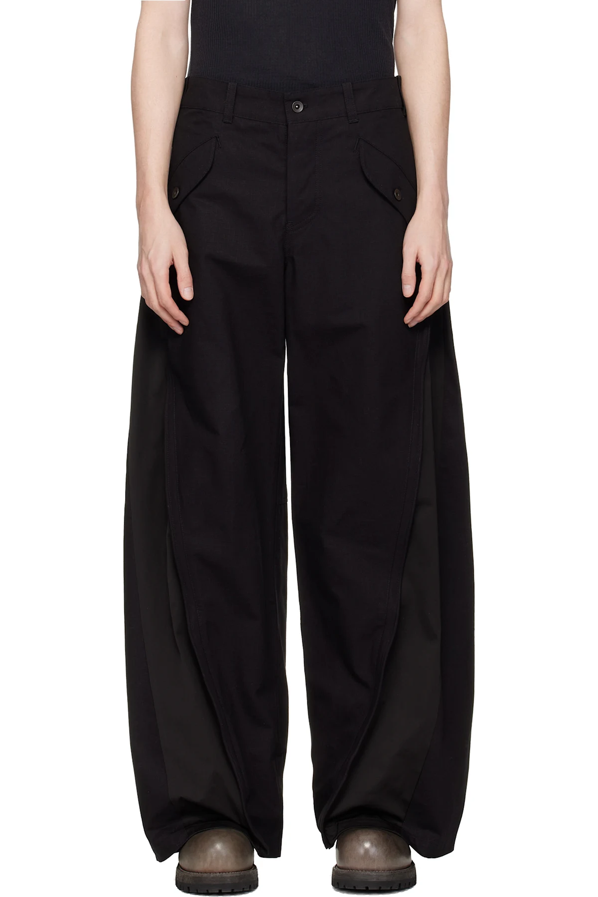 Black Kinarak Wired Trousers