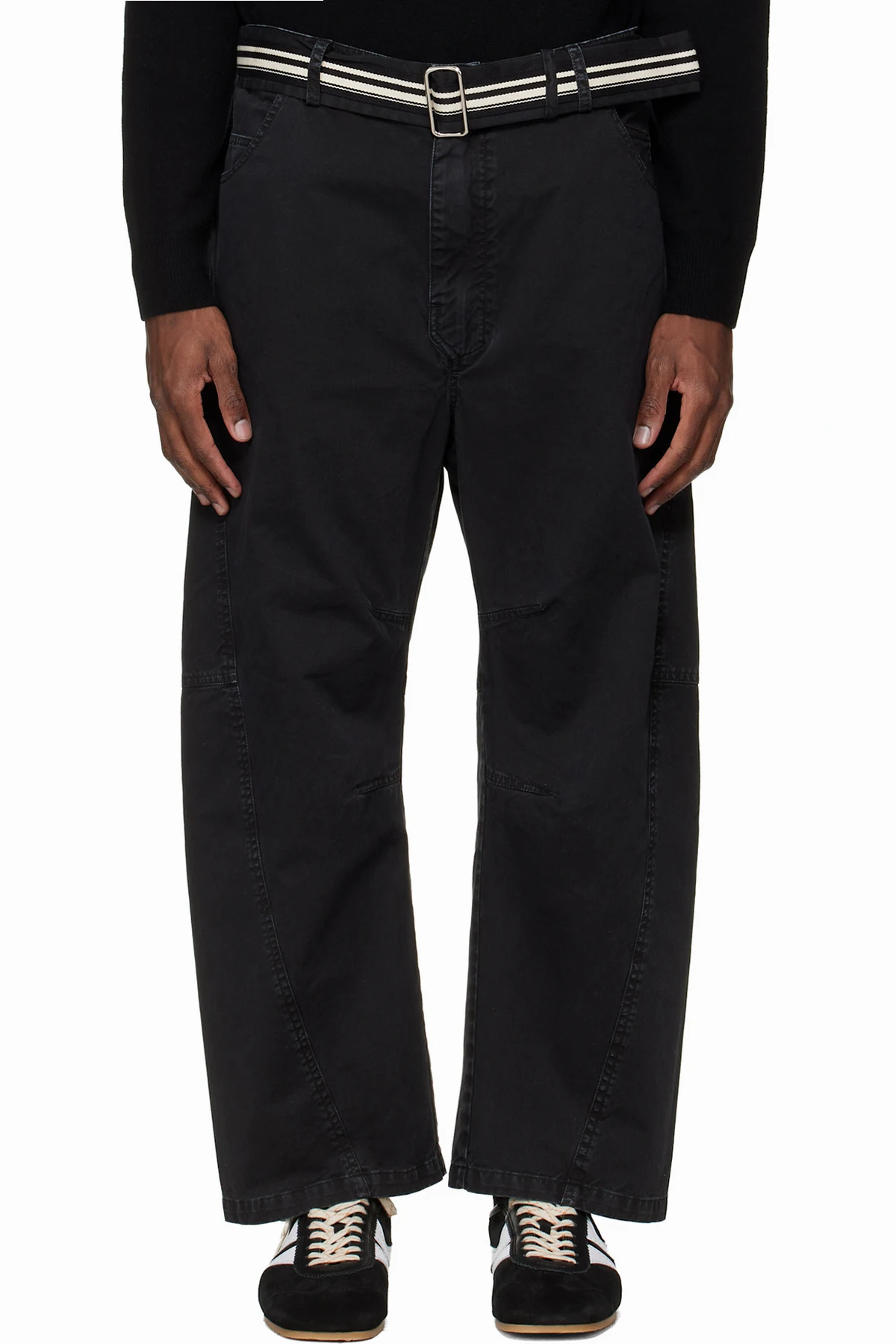 Black Pockets Trousers