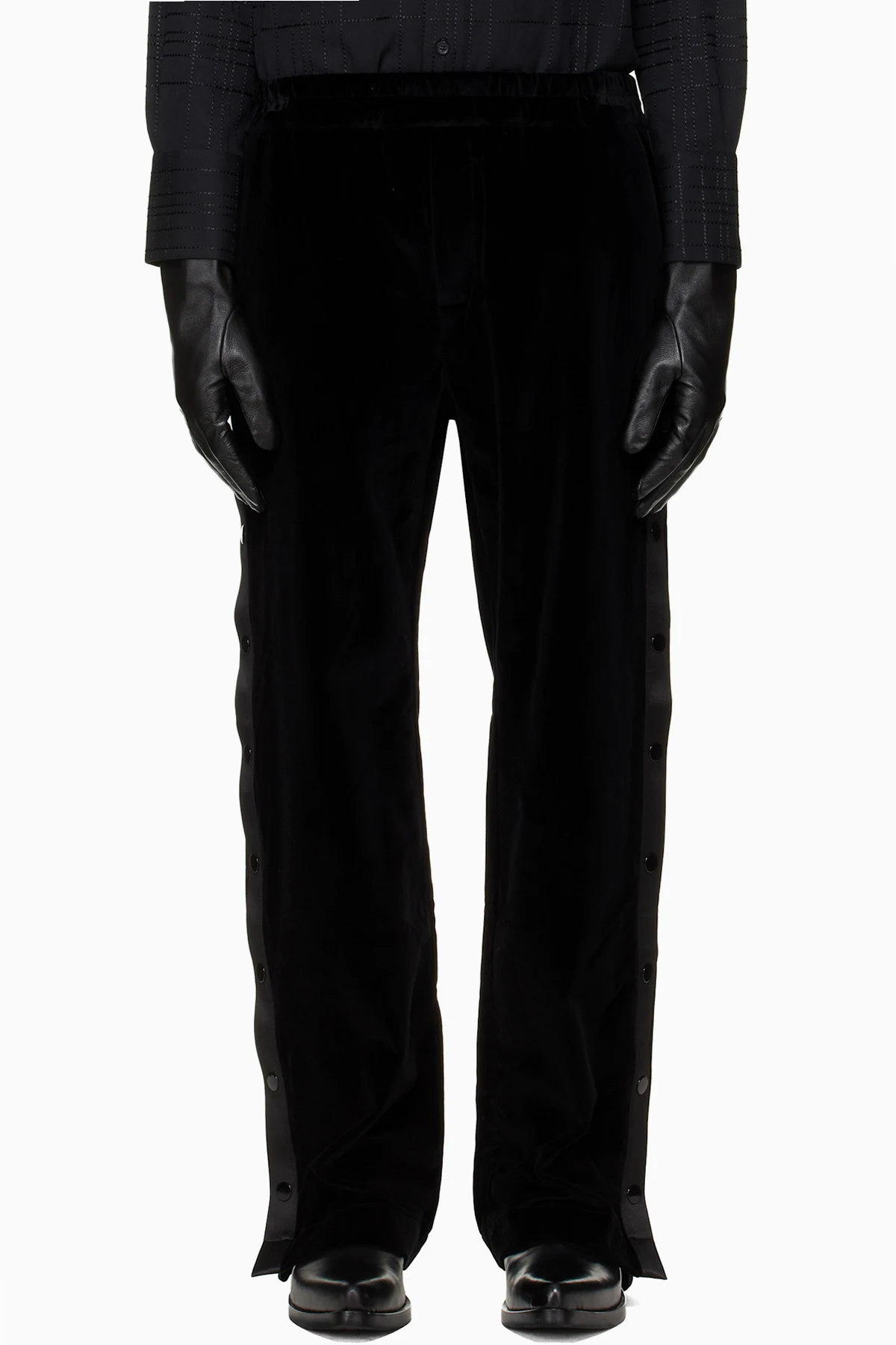 Black Warm-Up Trousers