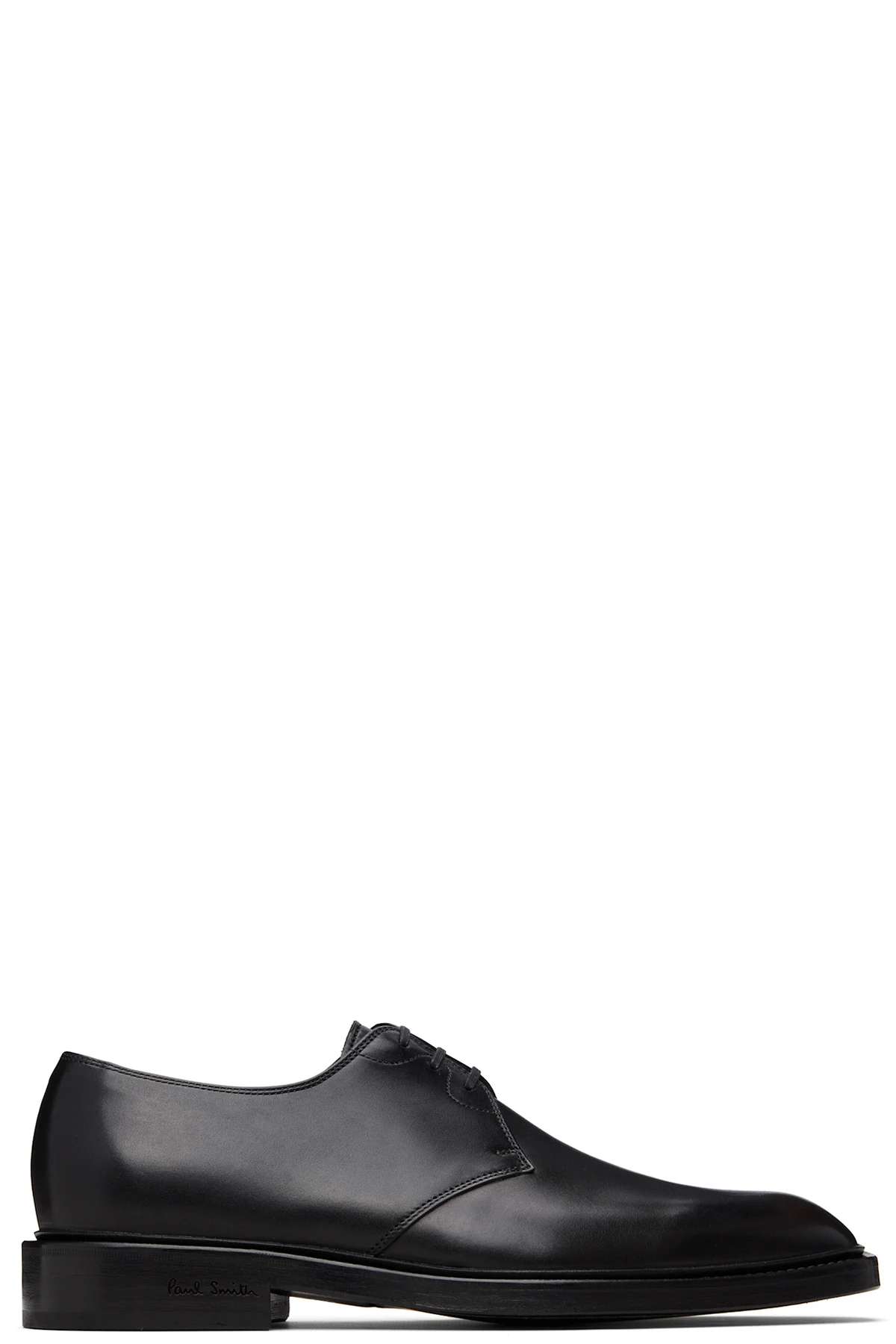 Black Leather 'Sheridan' Derbys