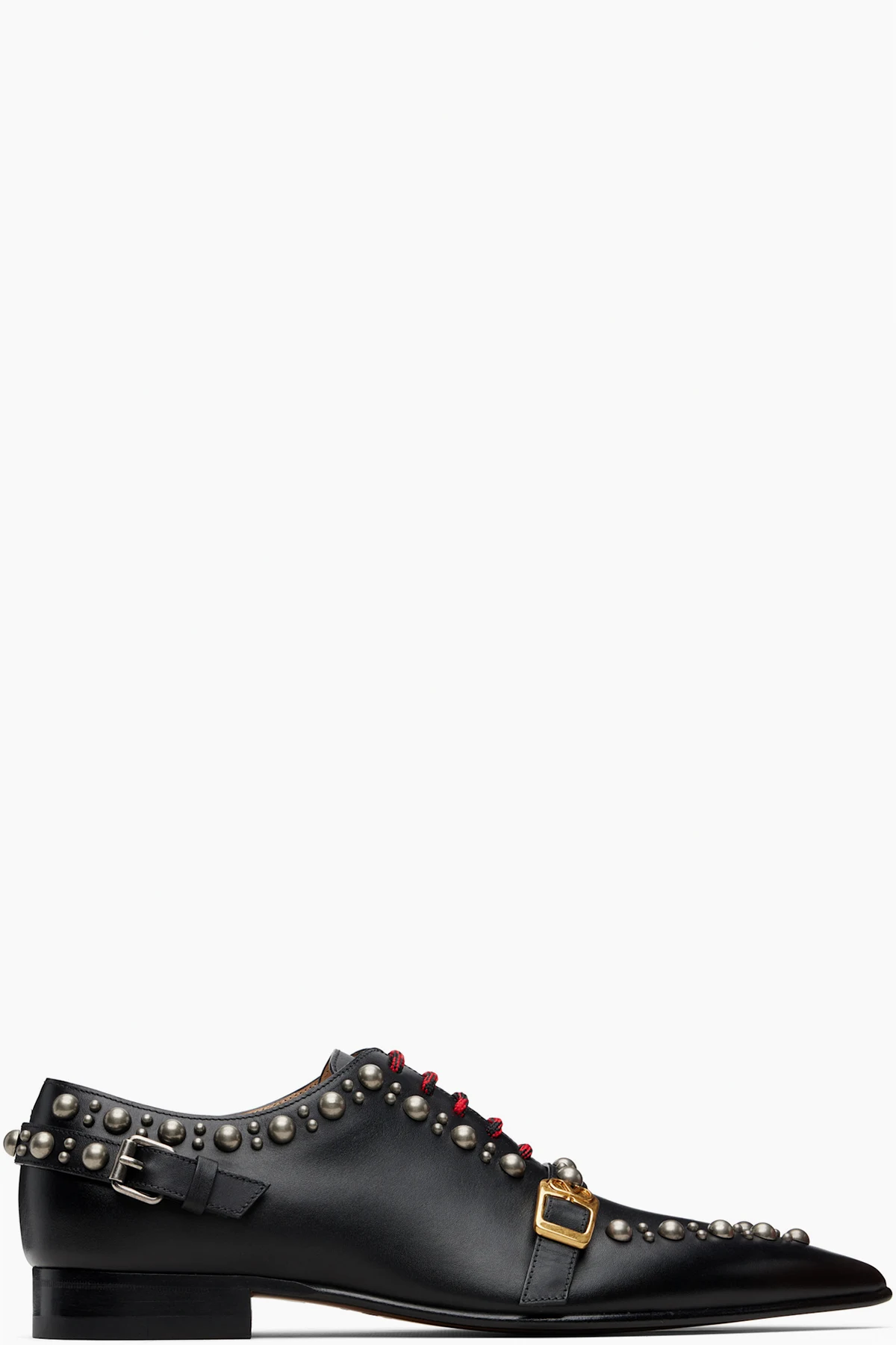 Black Calfskin Mockers Derbys