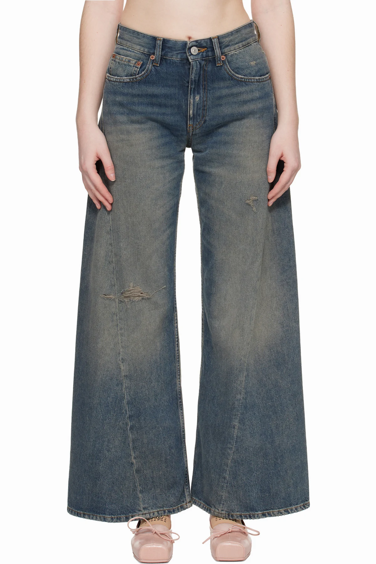 Blue Distressed Jeans