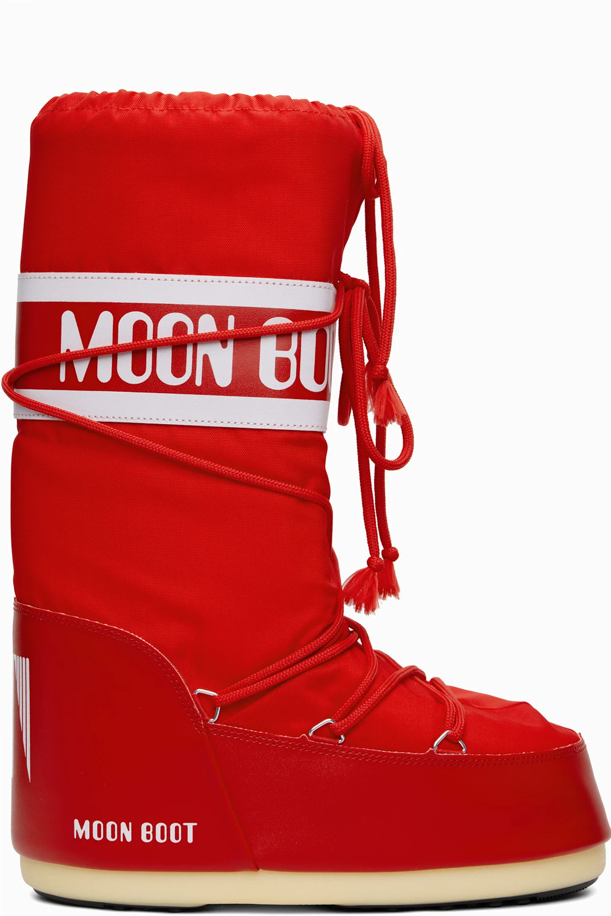 Red Icon Nylon Boots