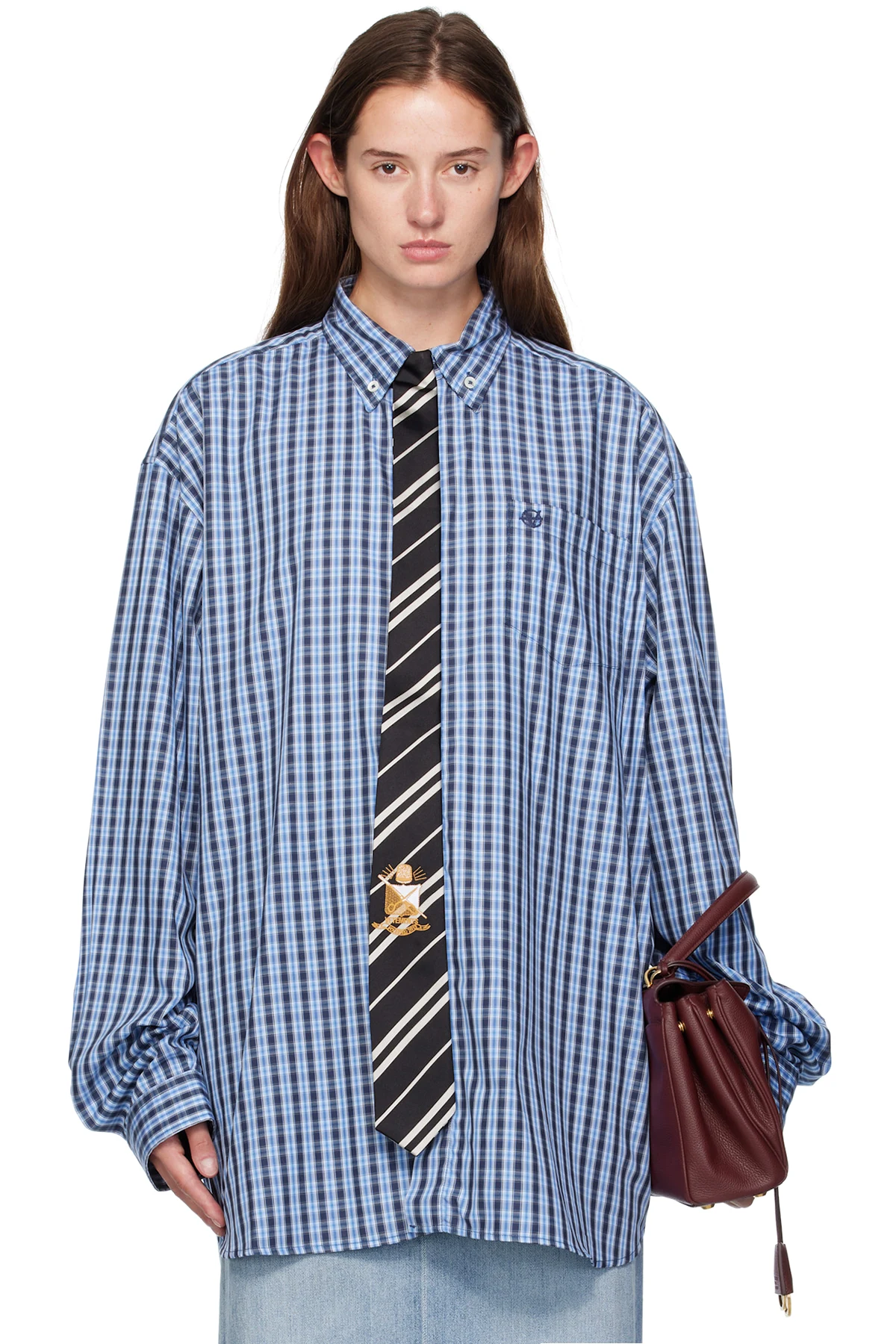 Blue Tie Shirt