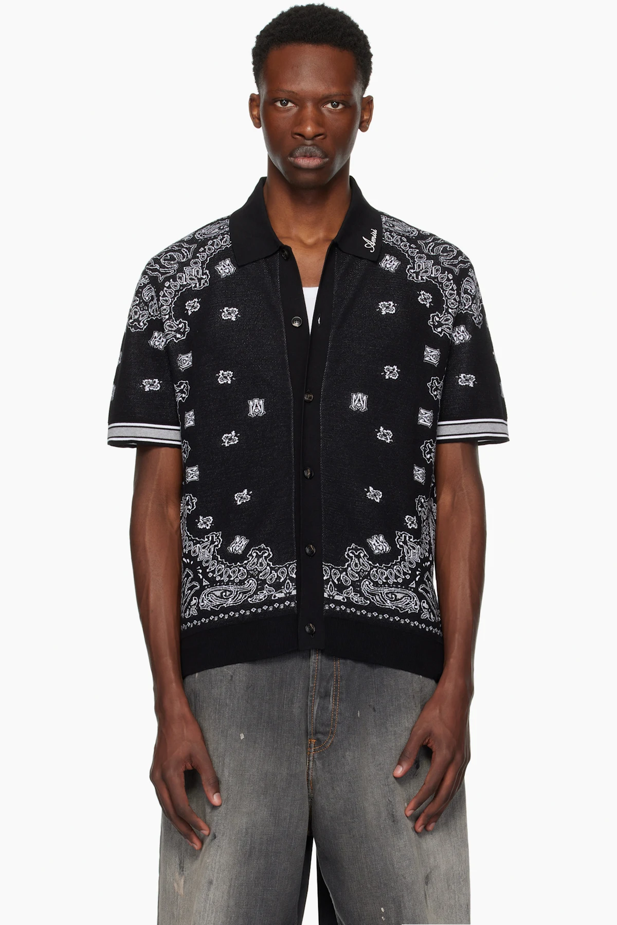 Black Bandana Polo