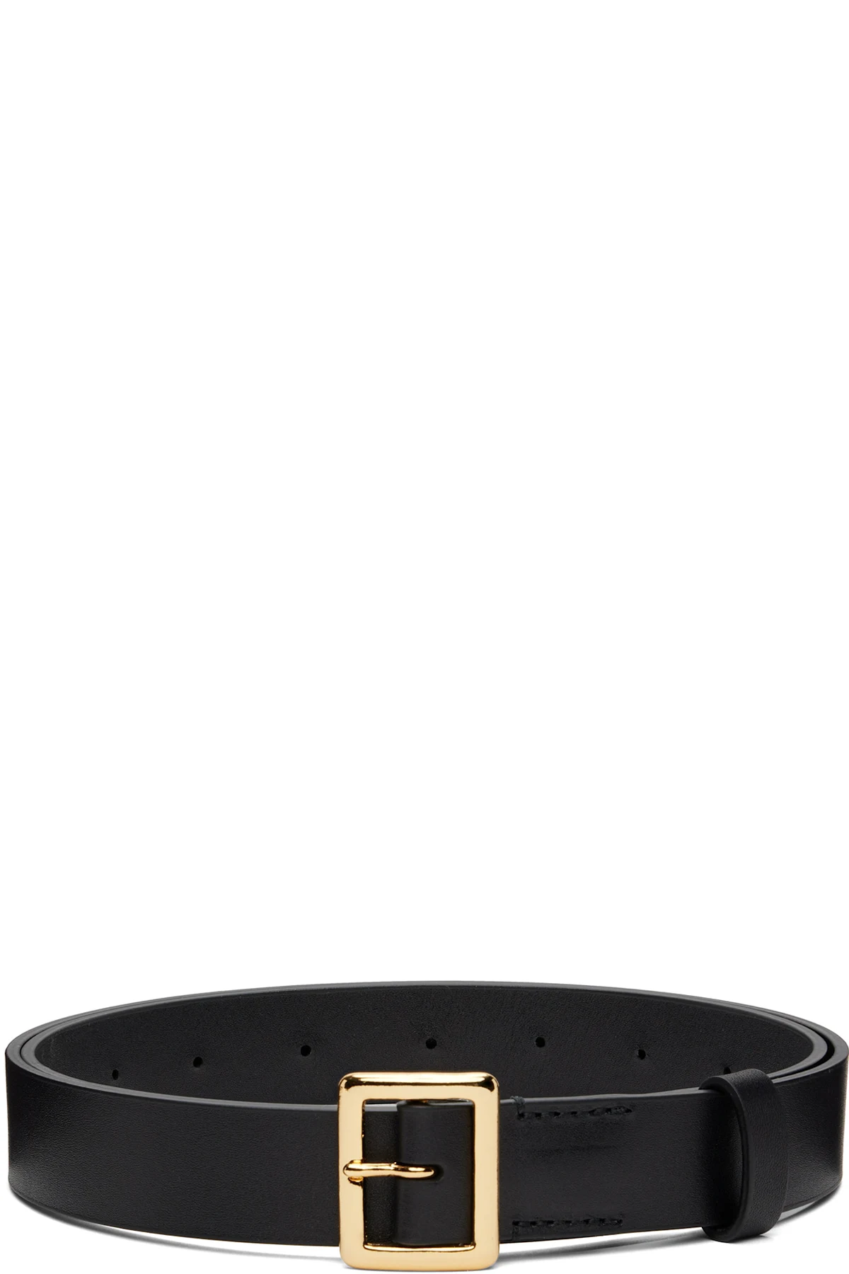 Black Square Buckle Belt