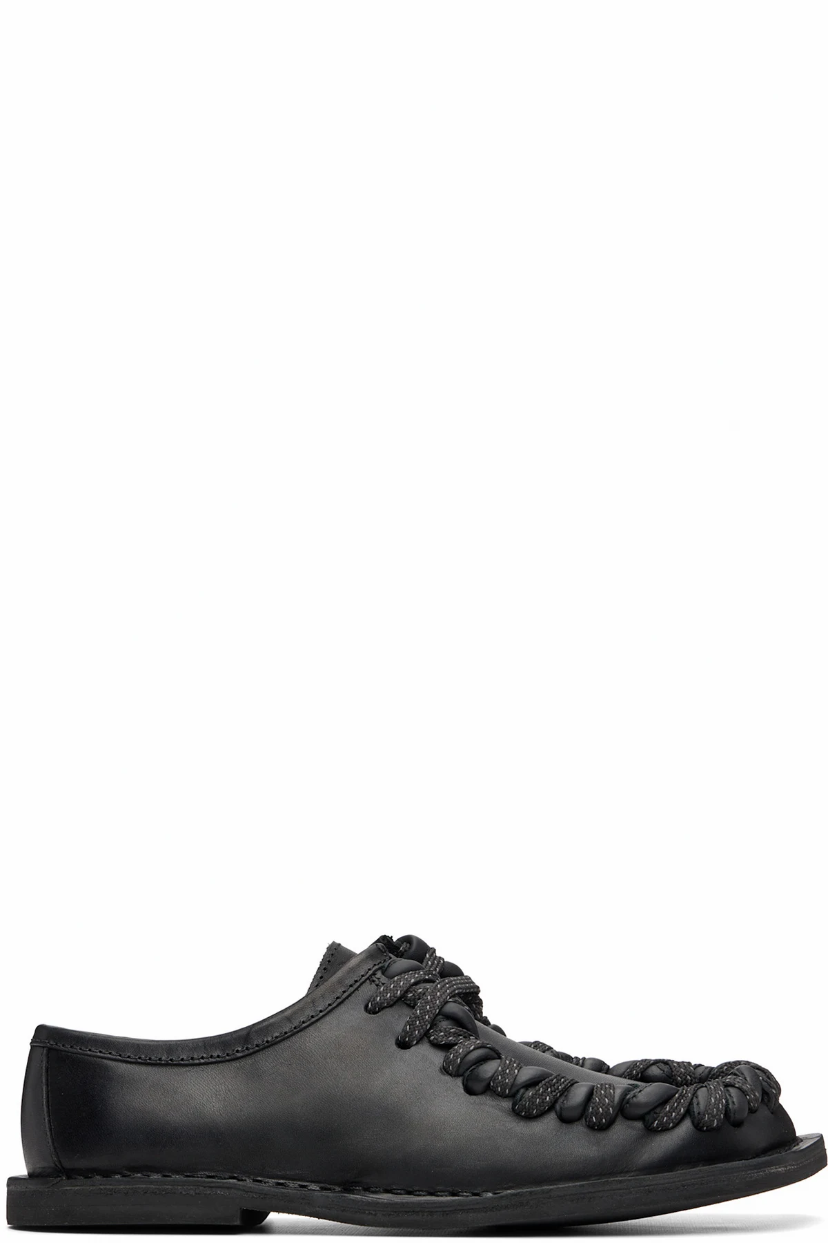 Black Eki Lace-Up Derbys