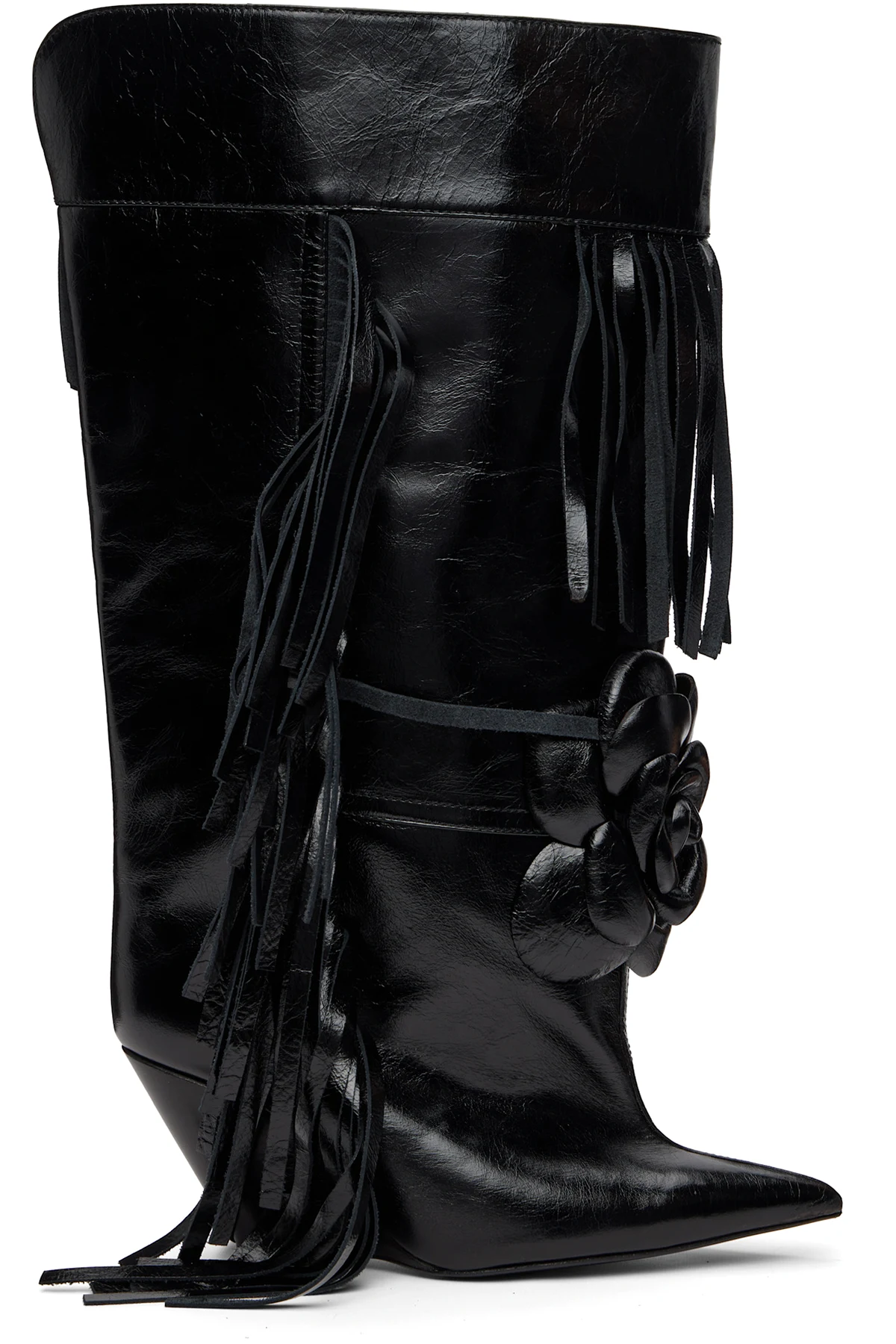 Black Rose Tall Boots