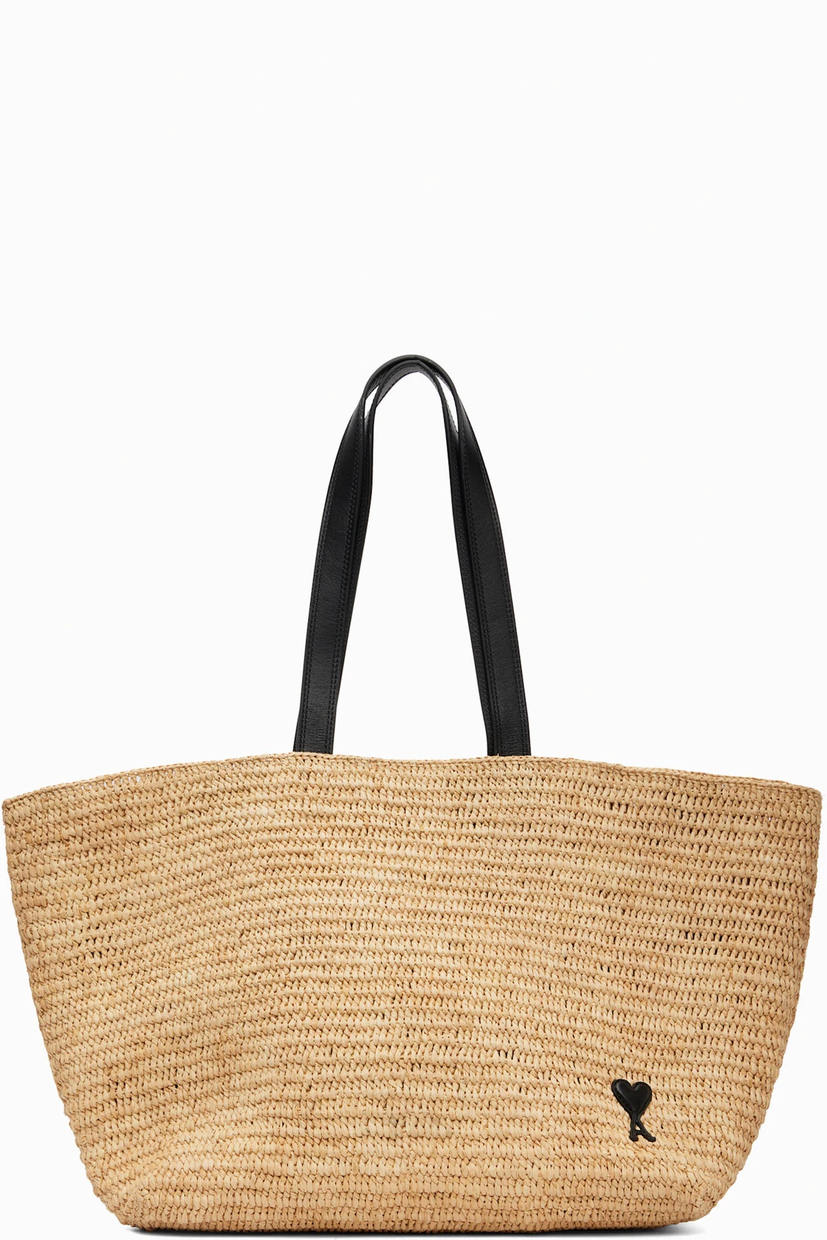 Beige Natural Raffia Ami de Coeur Tote