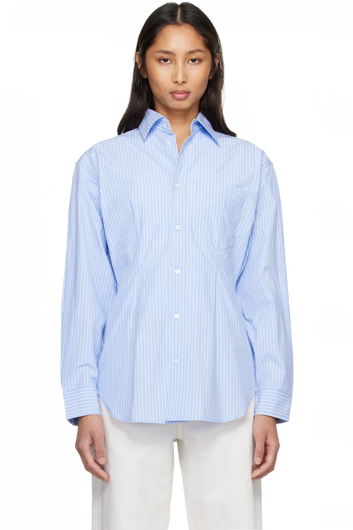 Blue Cinch Shirt