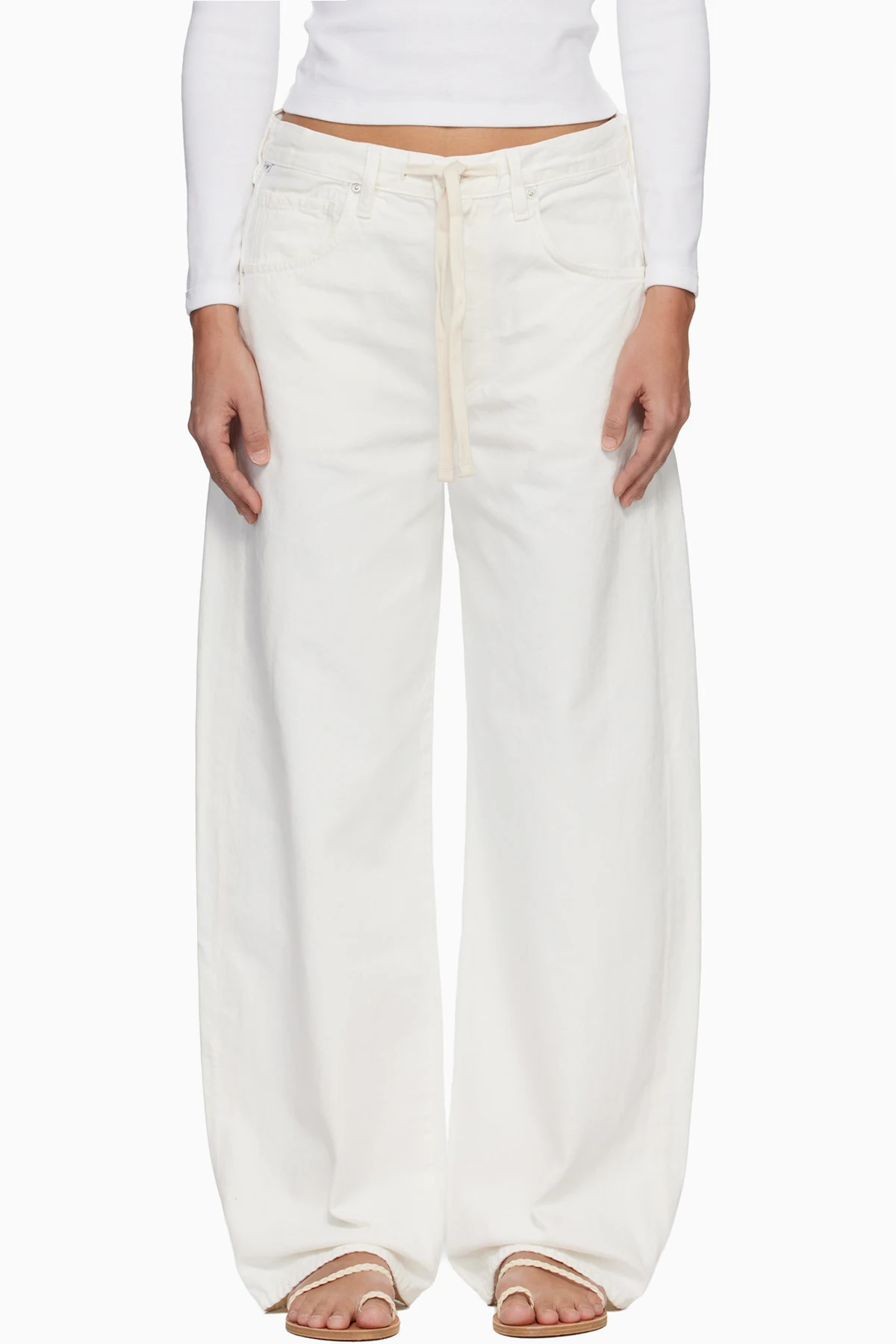 Off-White Brynn Drawstring Jeans