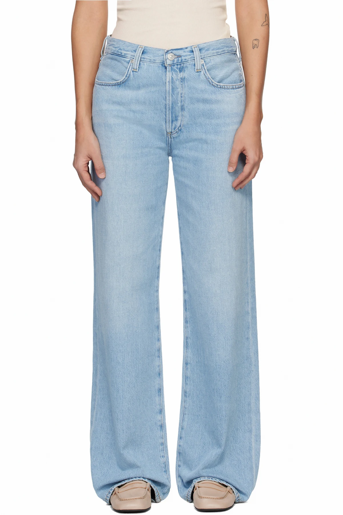 Blue Annina Straight Leg Jeans