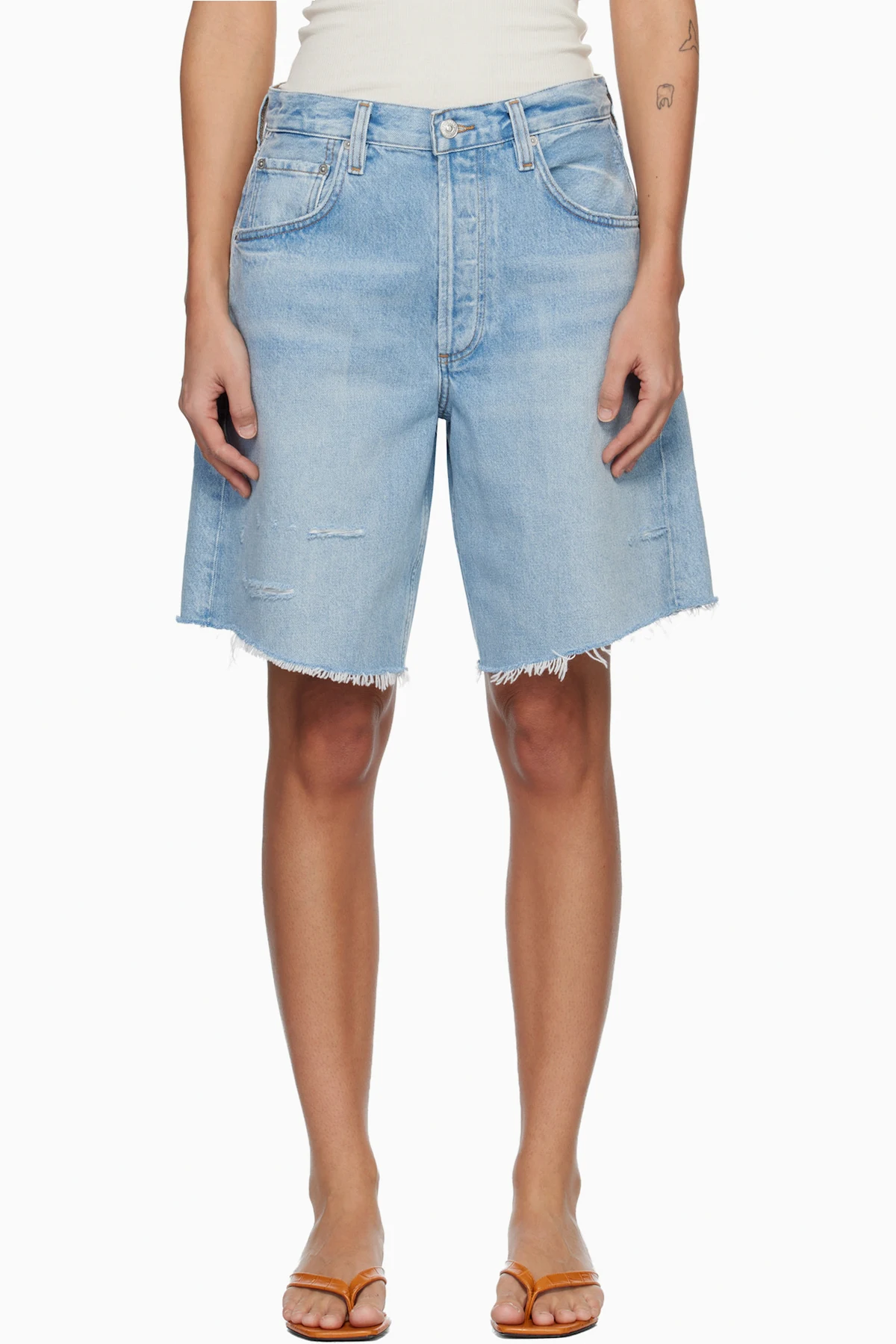 Blue Ayla Denim Shorts