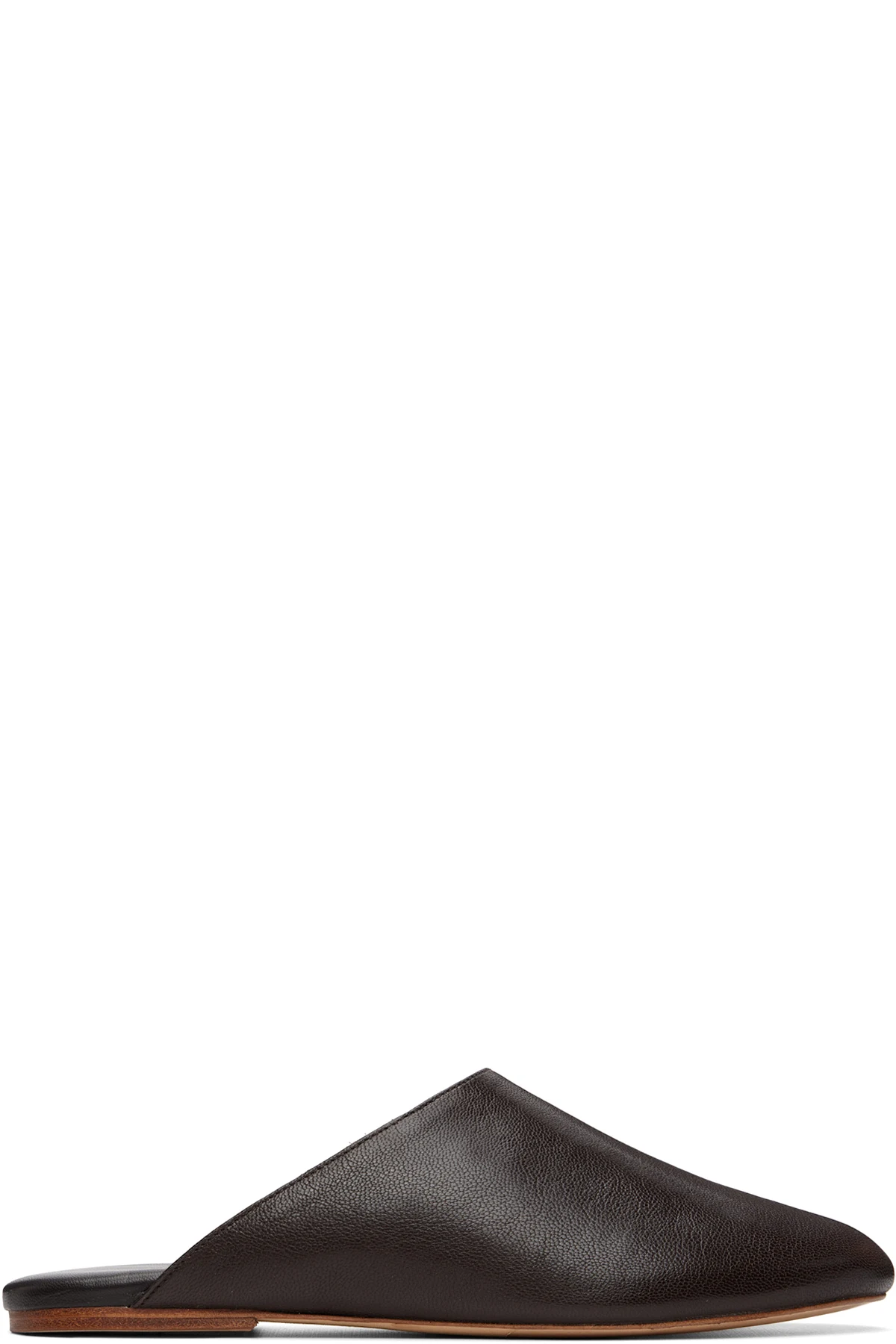 Brown 'Les Mules' Slip-on Loafers