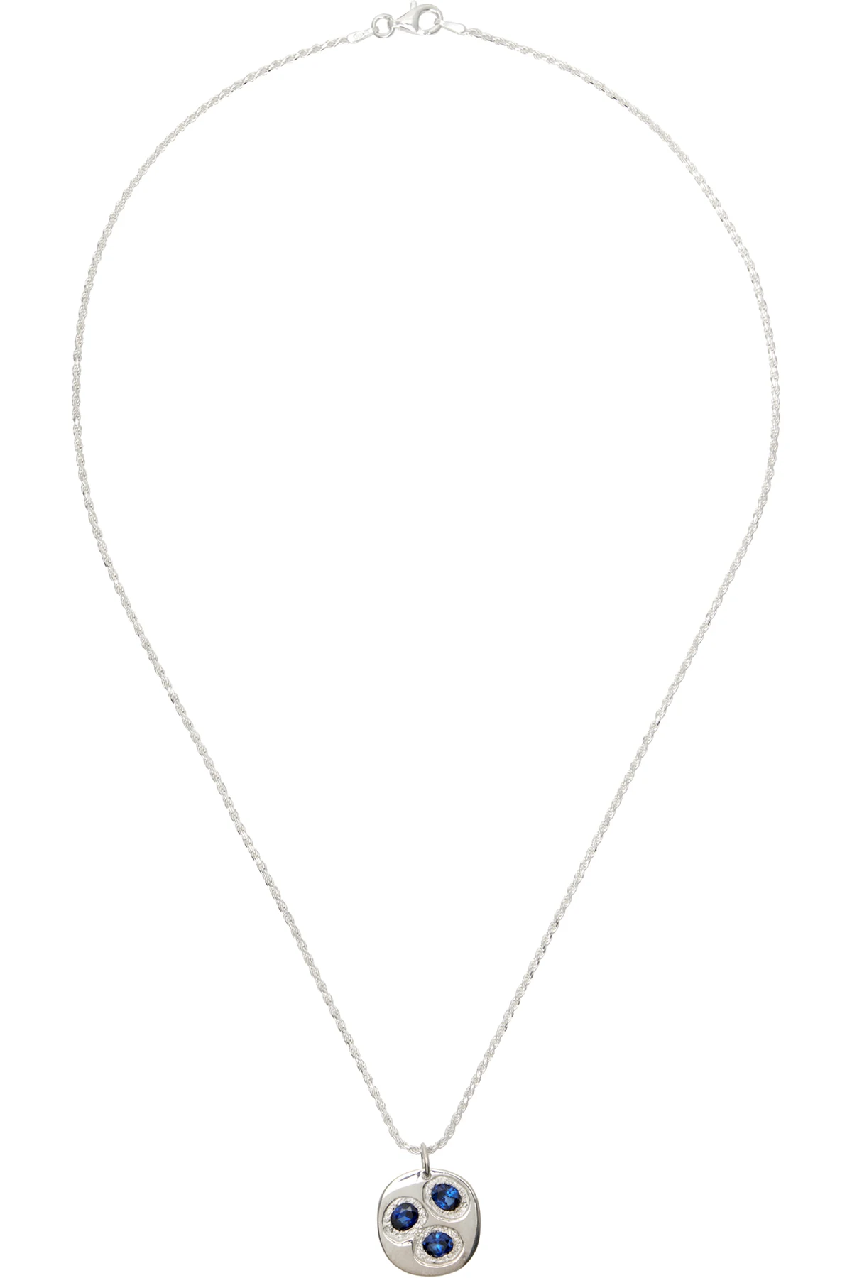 Oval Chloroplast Pendant Necklace