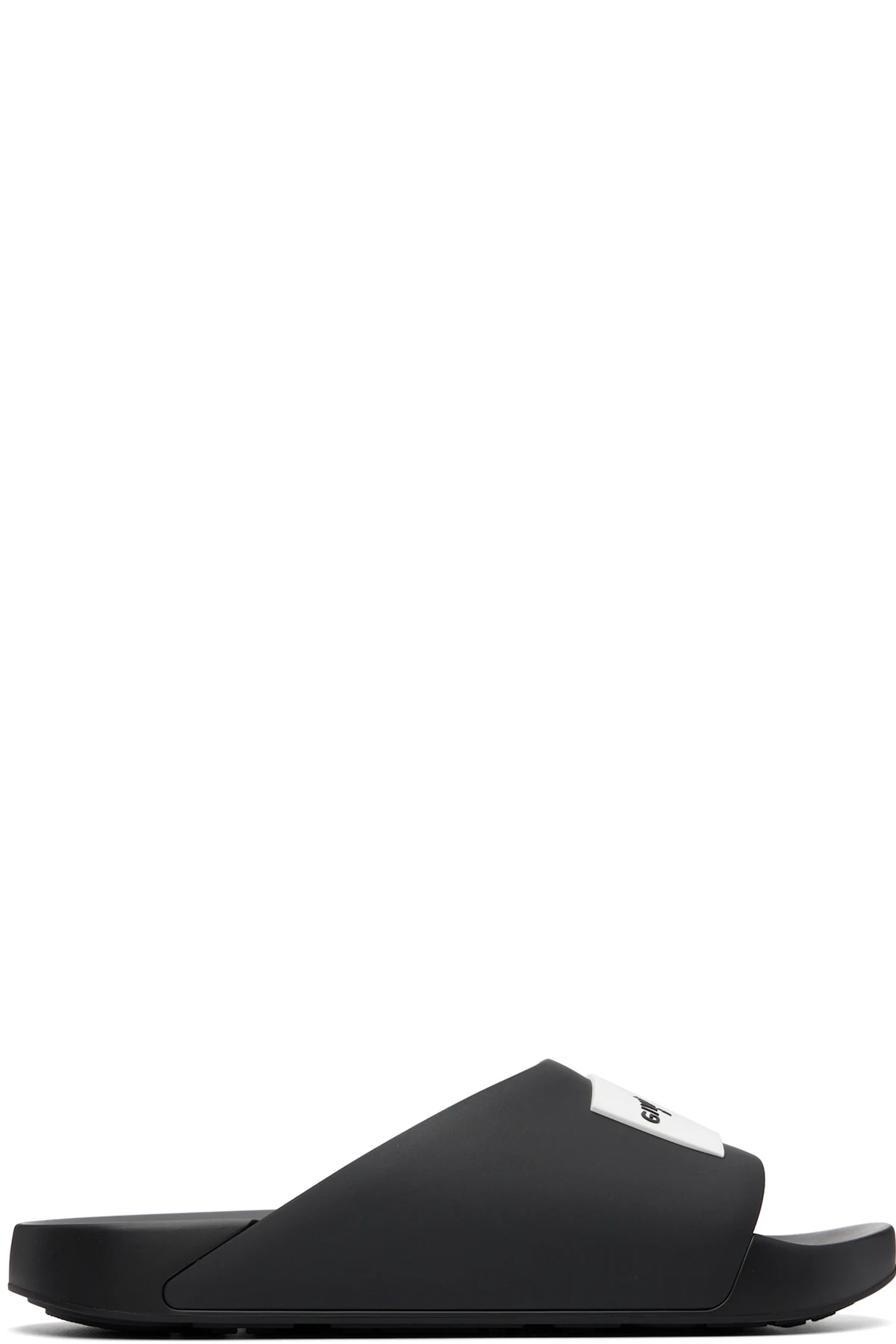 Black Label Slide Sandals