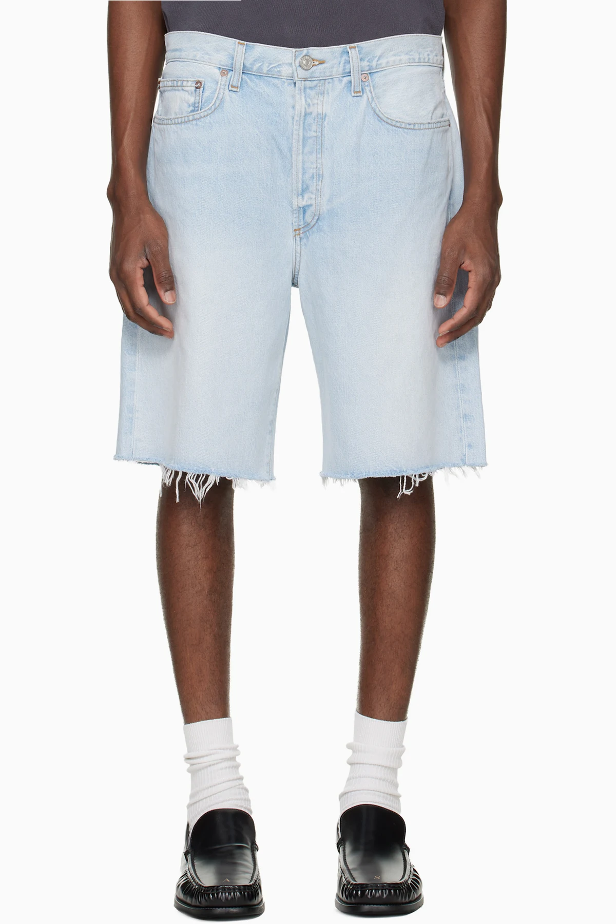 Blue Anson Denim Shorts