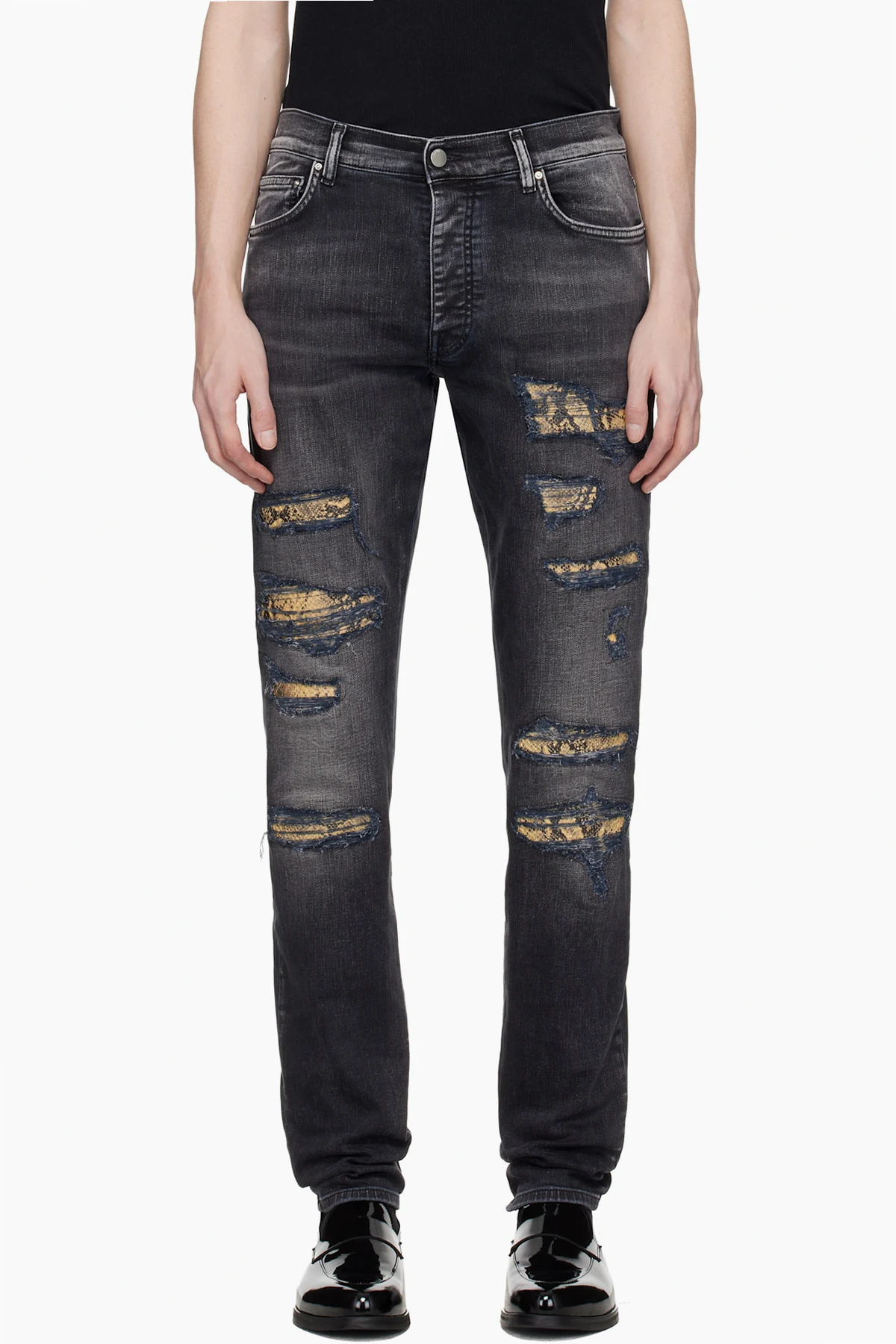 Black Snake Thrasher Skinny Jeans