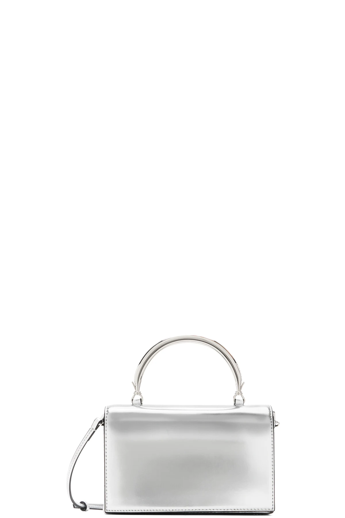 Silver Arc Evening Bag