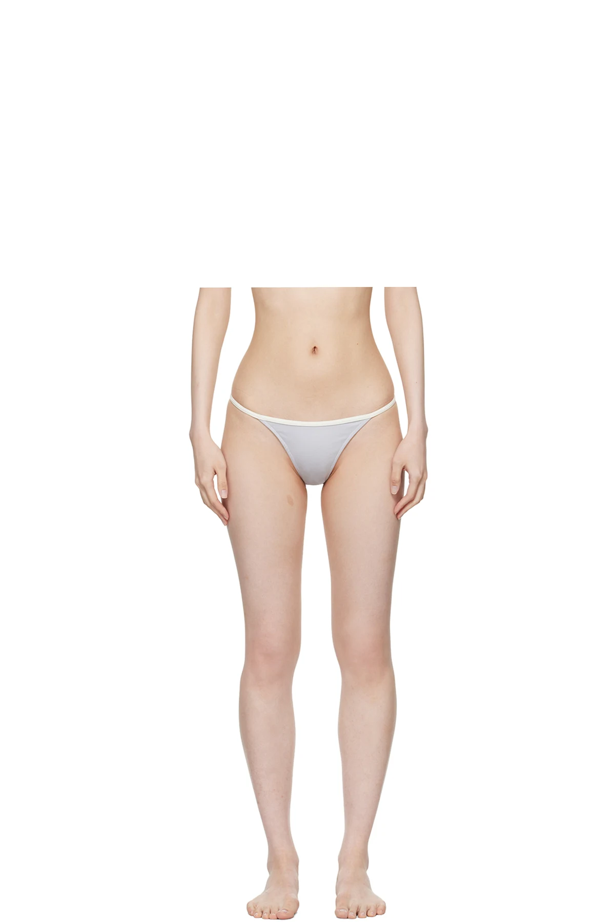 Gray Leiti Bikini Bottoms