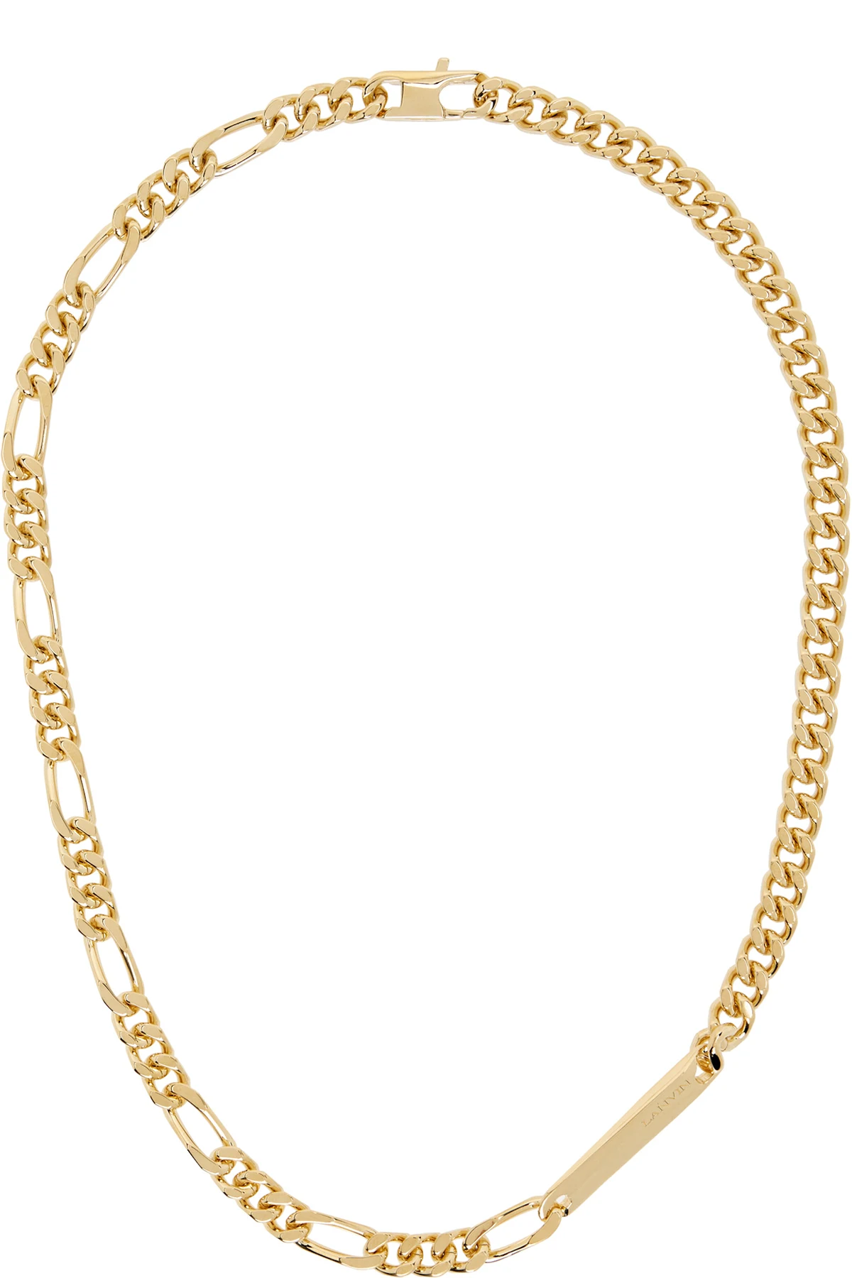 Long Chain Cubic Necklace