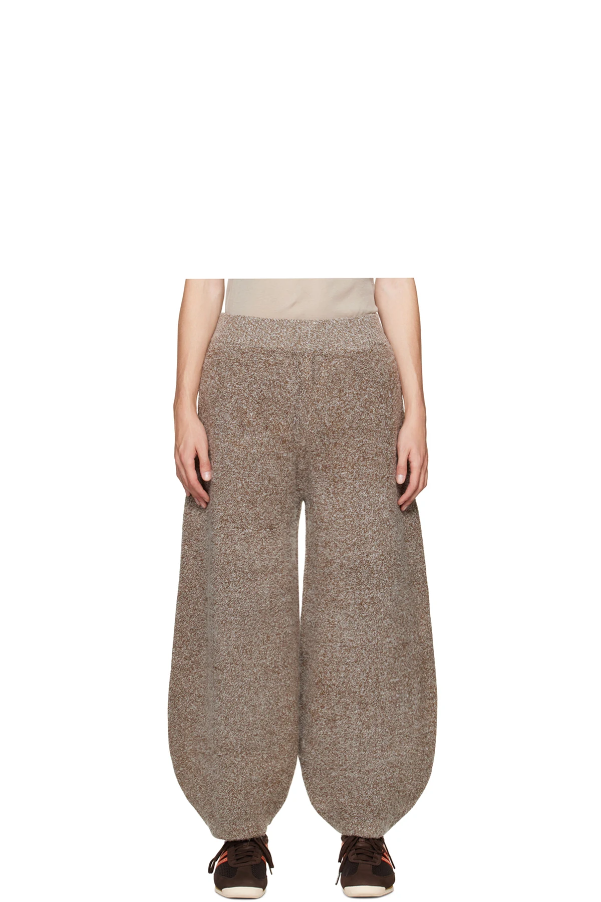 Beige Balloon Sweatpants