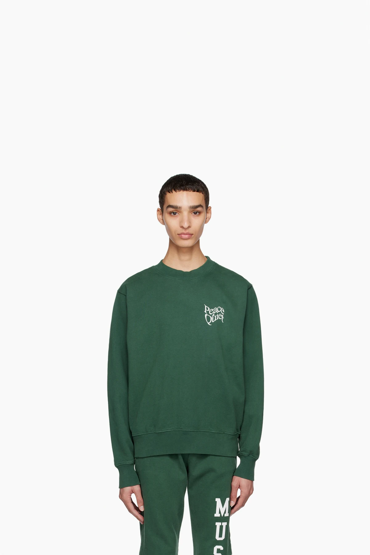 Green Warped Sweatshirt