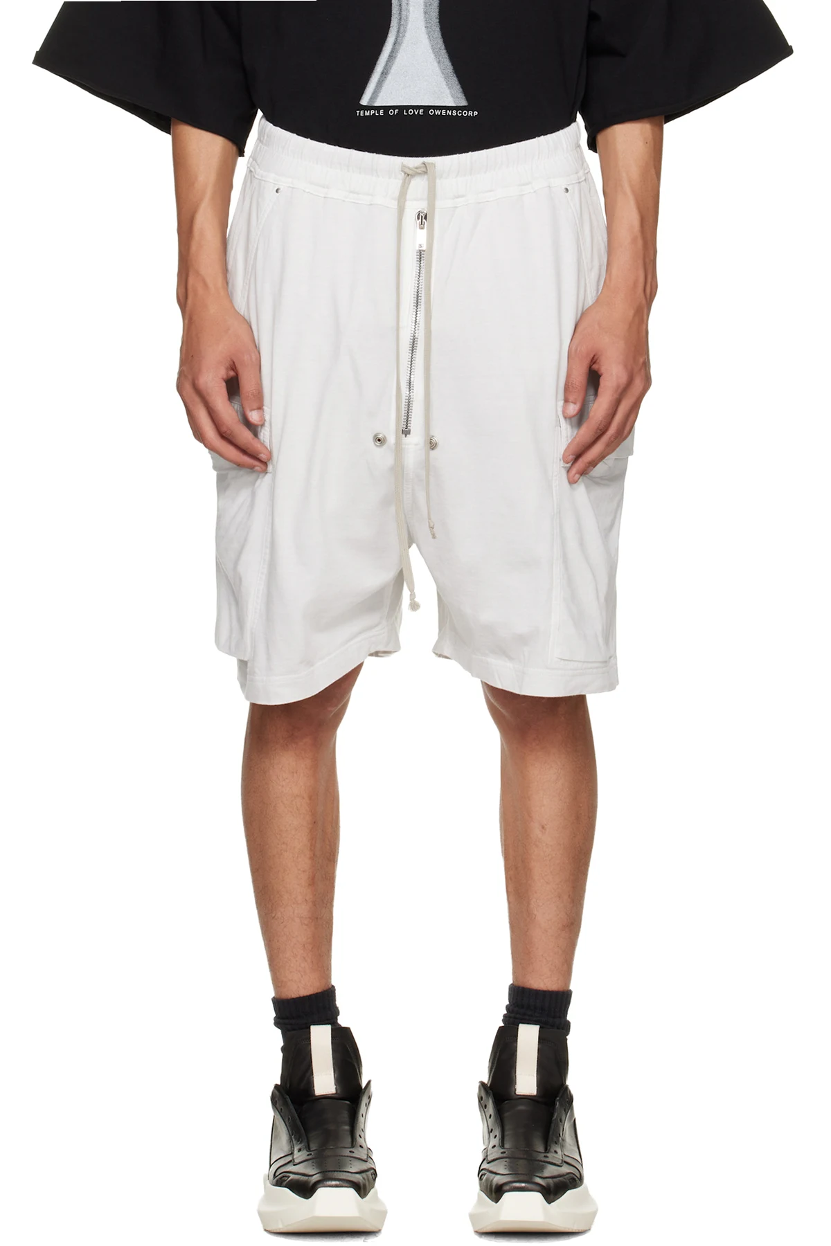 Off-White Temple Cargobela Shorts