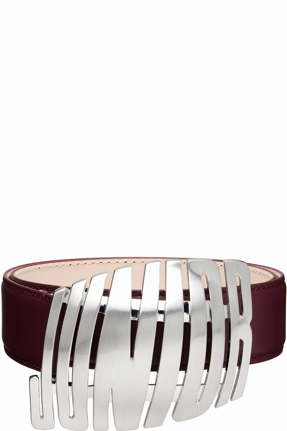 Burgundy 'The Straight Junior' Belt