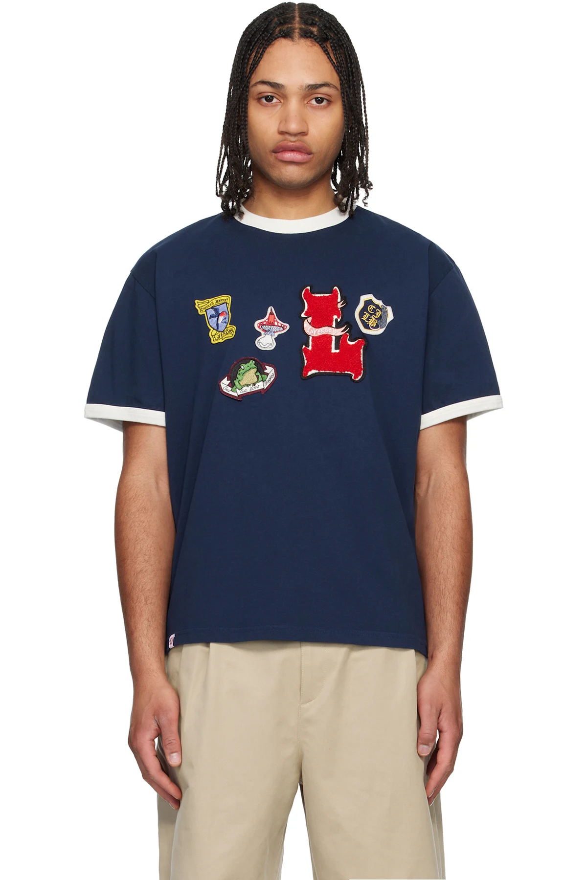 Navy Badge T-shirt