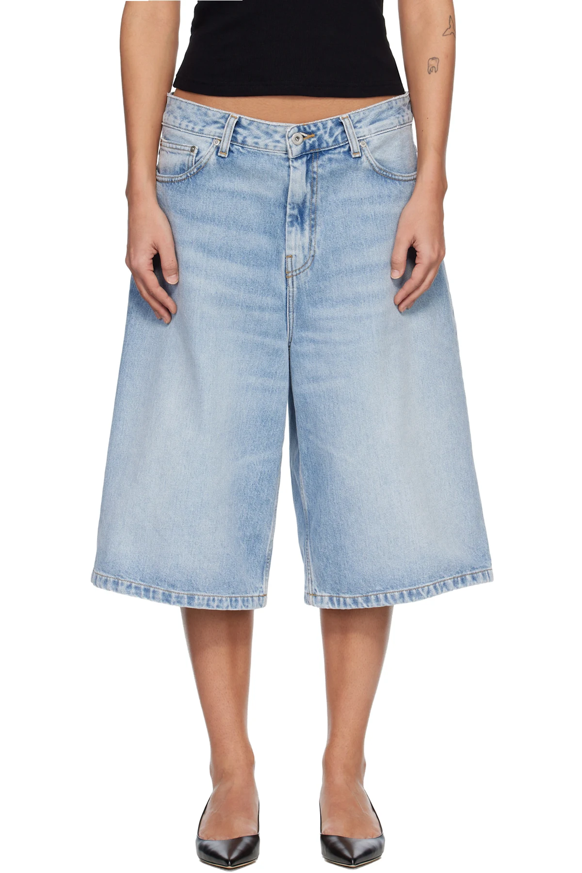 Blue Belmont Denim Shorts