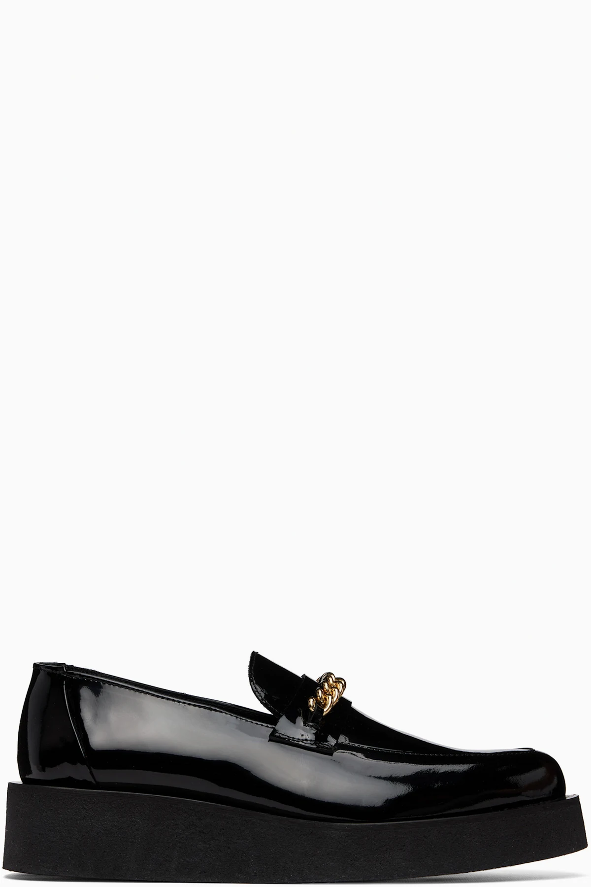Black Chain Creeper Loafers