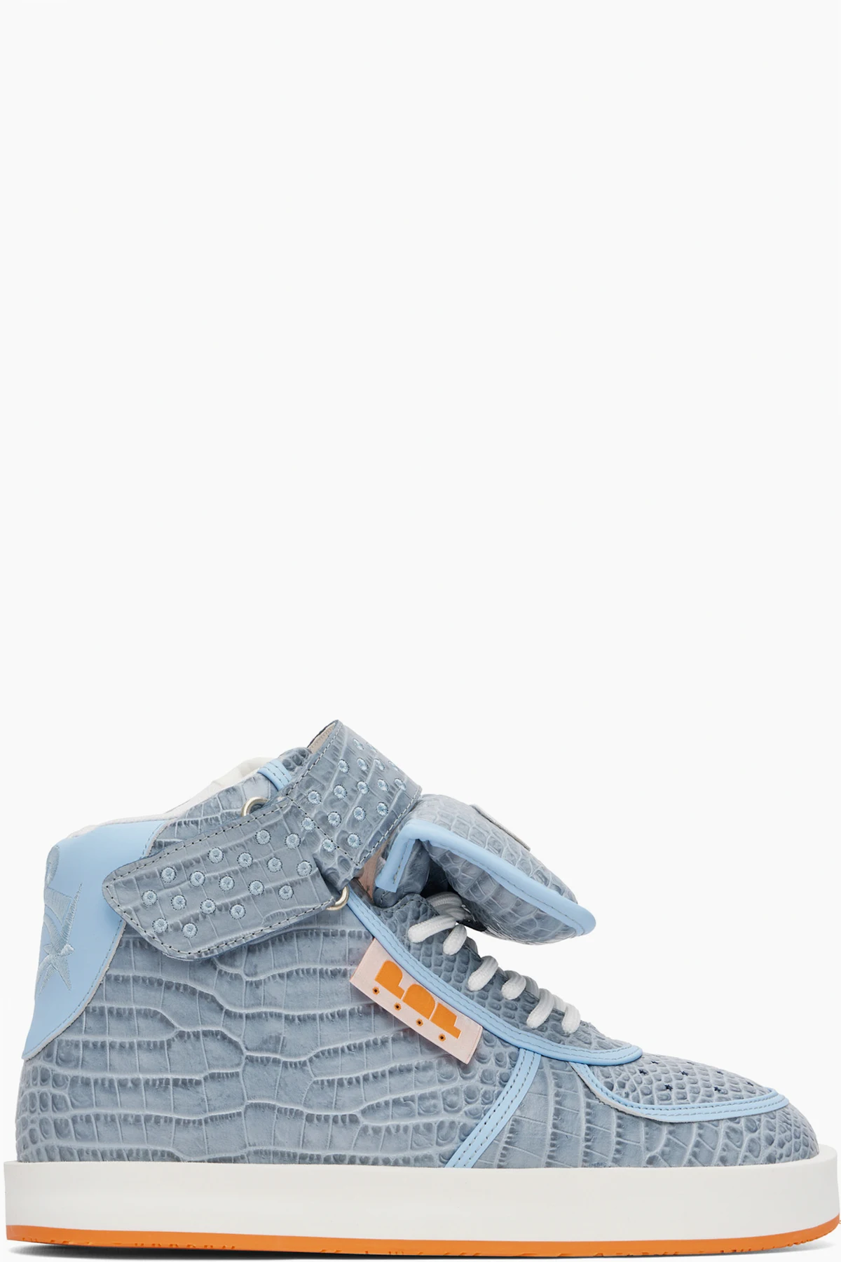 Blue Stella High Croc Sneakers