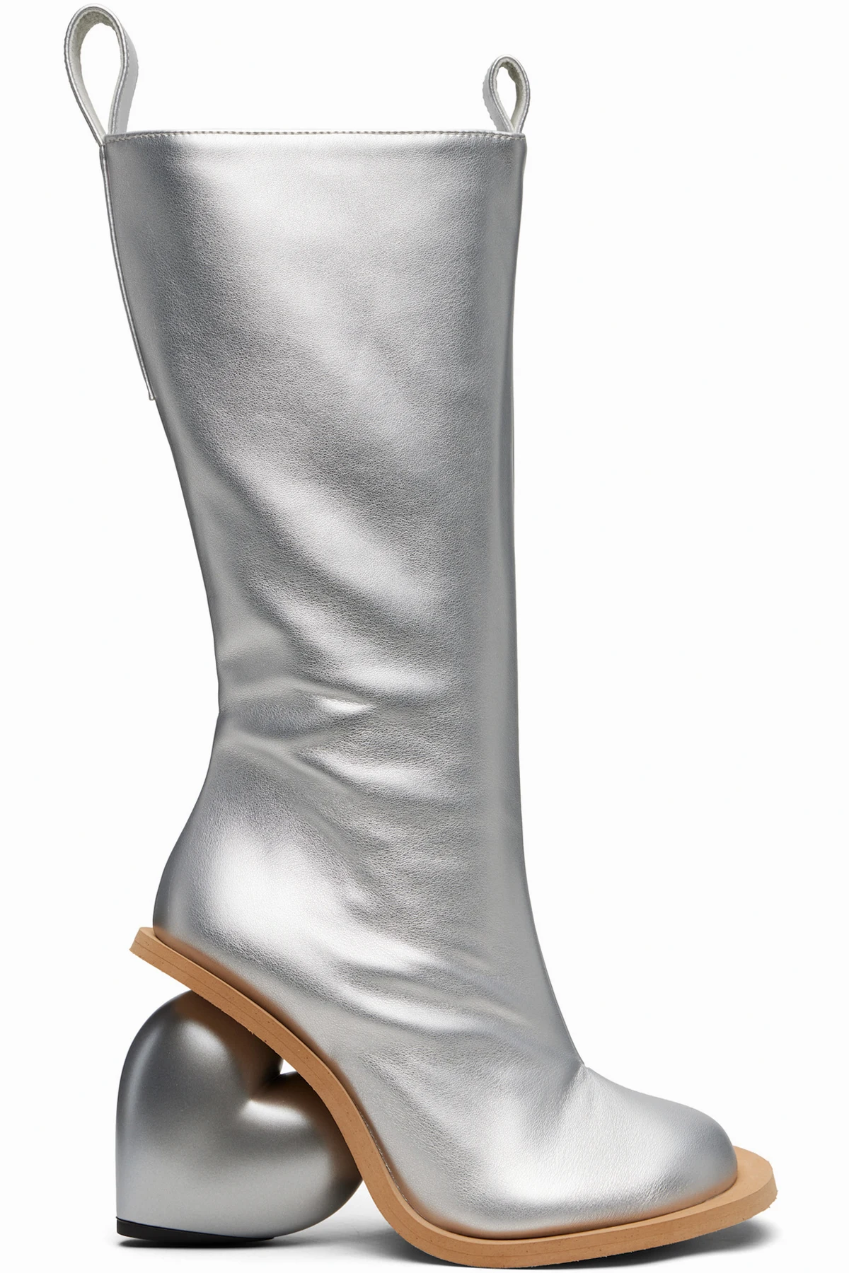 SSENSE Exclusive Silver Love Tall Boots