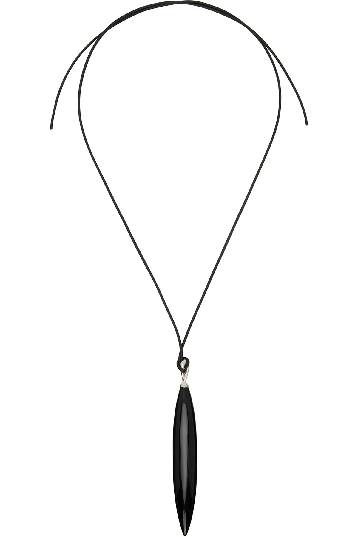 Onyx Crevice Pendant Necklace