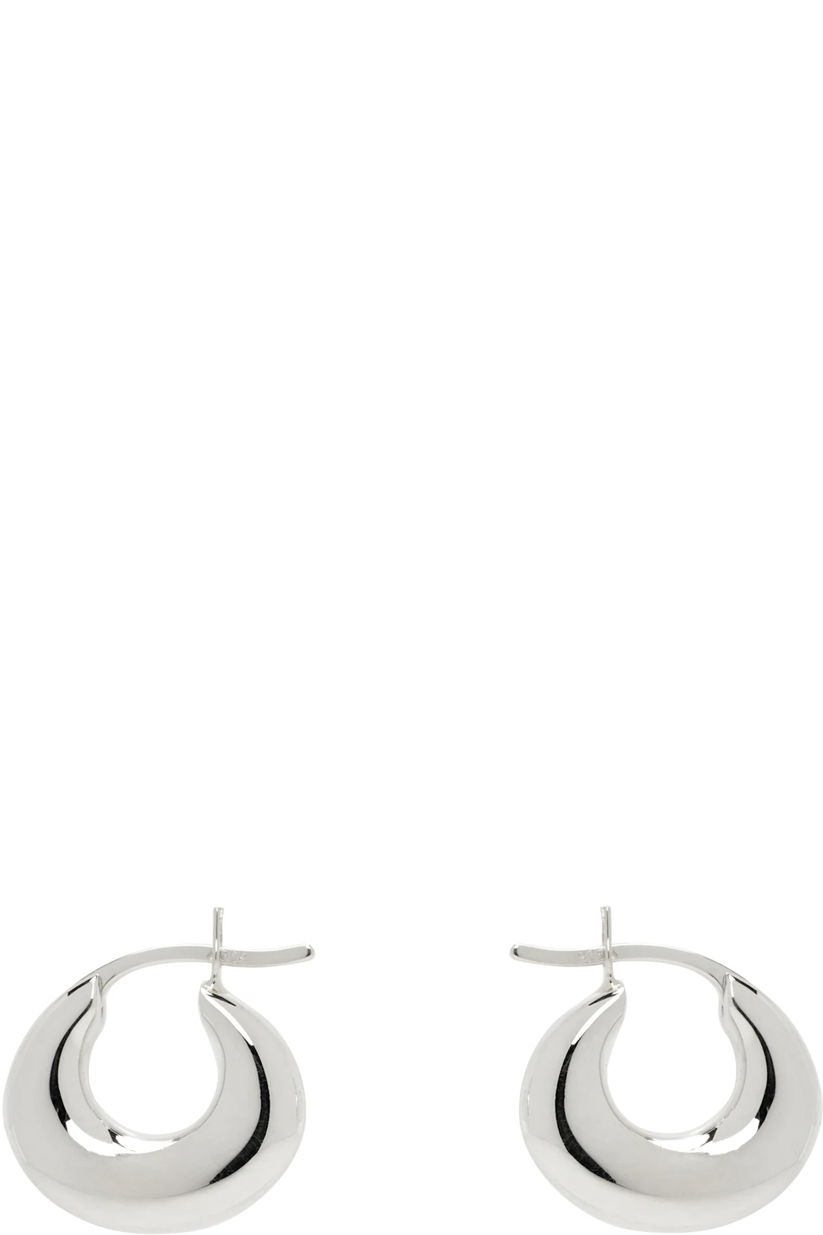 Petite Discus Hoop Earrings