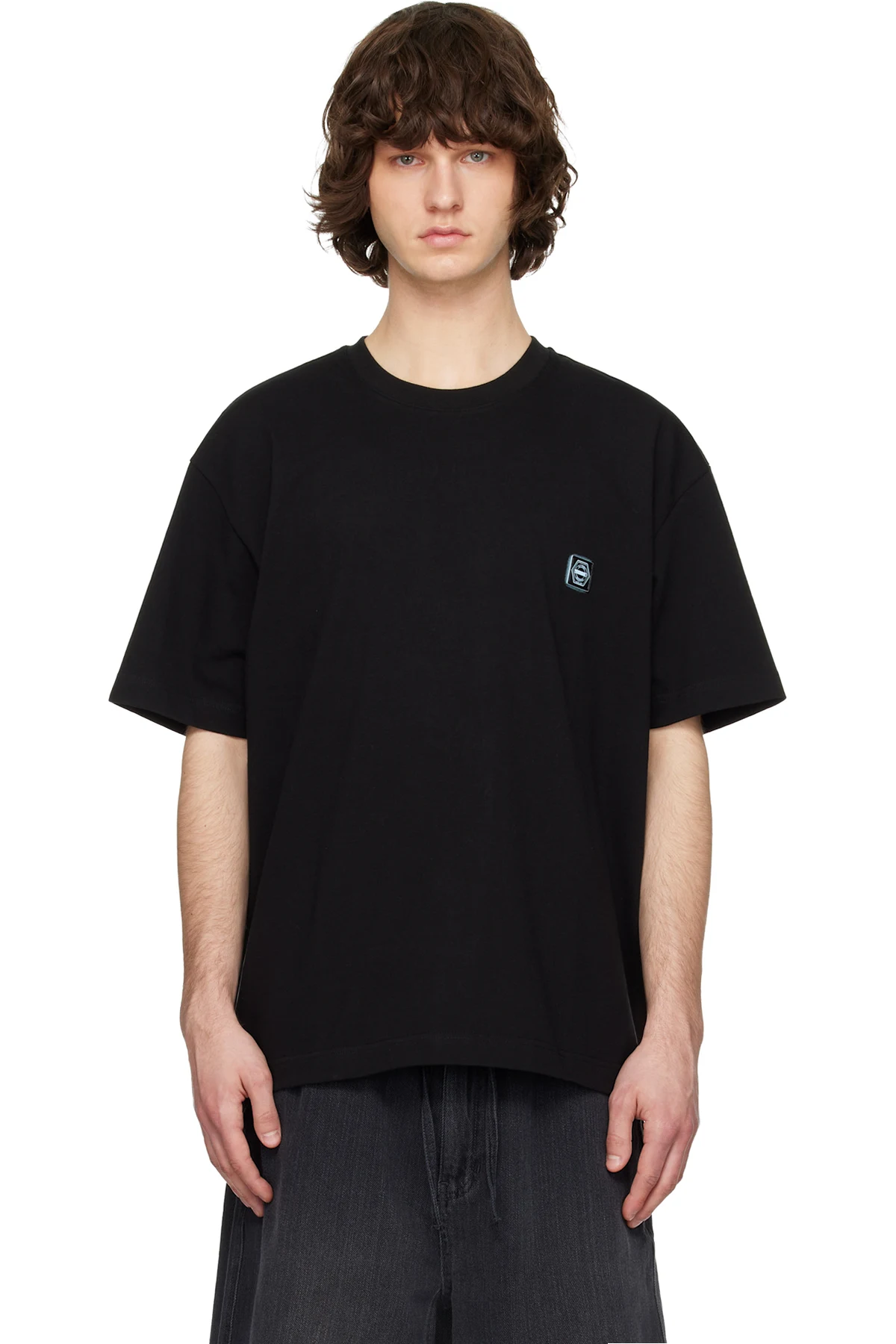 Black Butterfly Graphic Short-Sleeve T-shirt