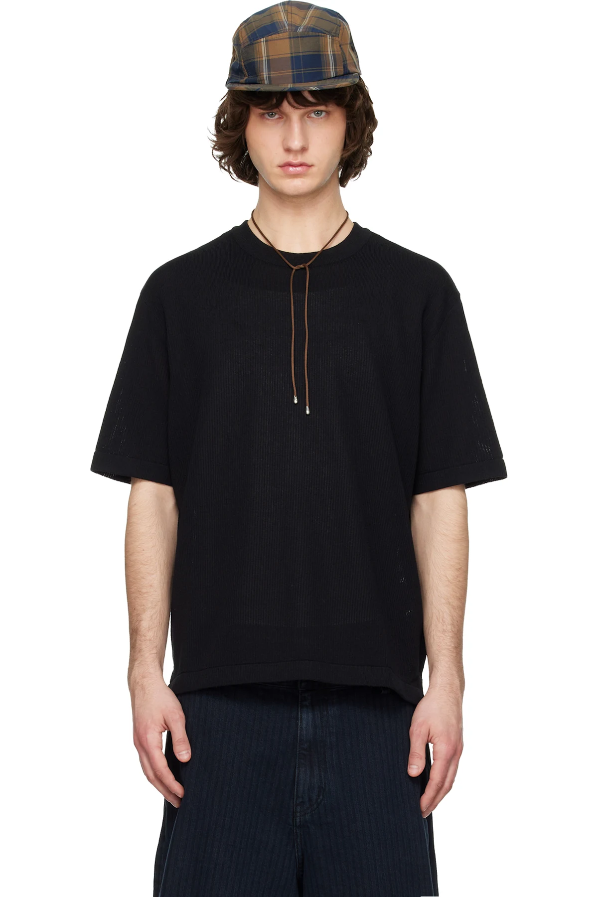 Black Knit T-shirt