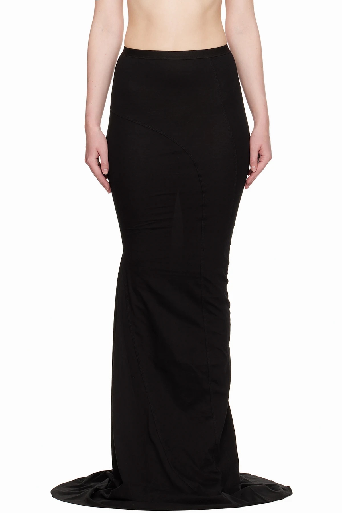 Black Hollywood Lido Maxi Skirt