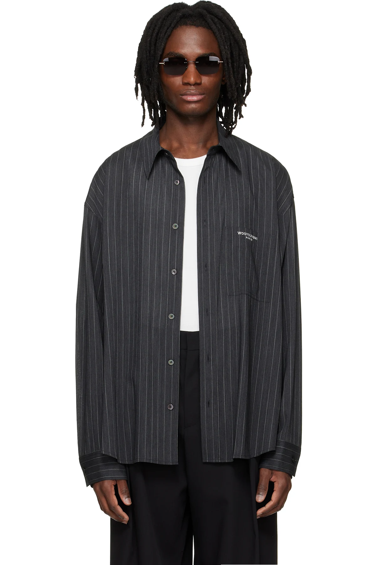 Gray Stripe Shirt