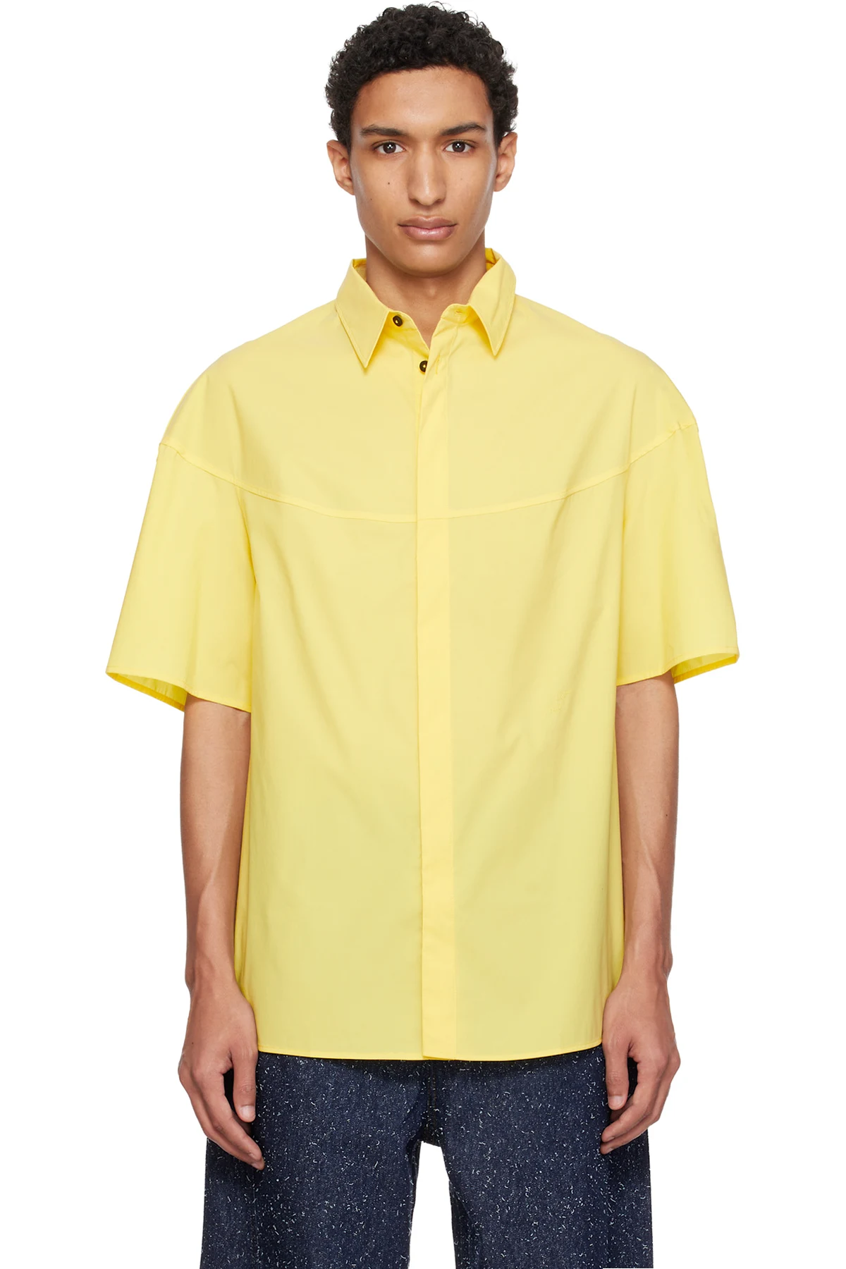 Yellow 'The Atelier short-sleeve' Shirt