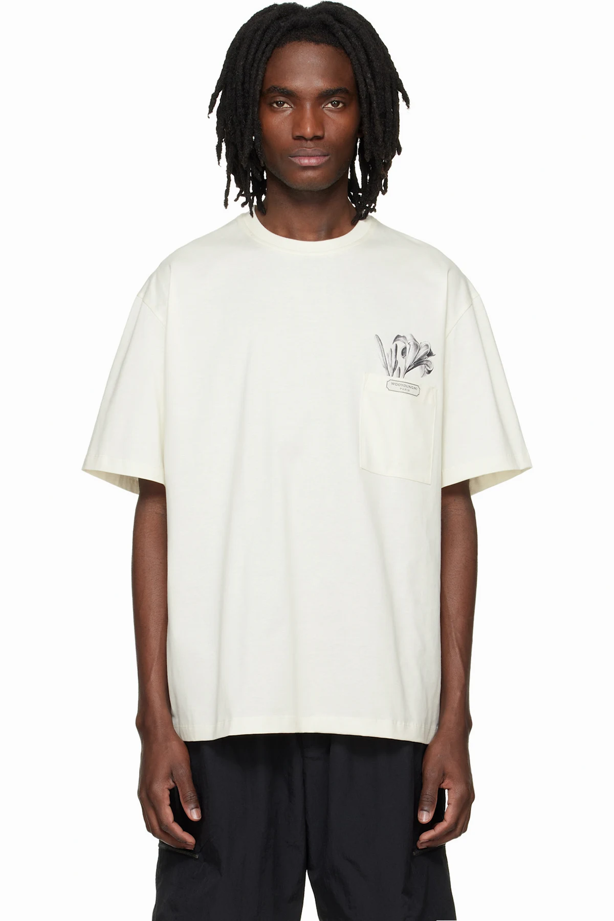Off-White Flower Back Logo T-shirt