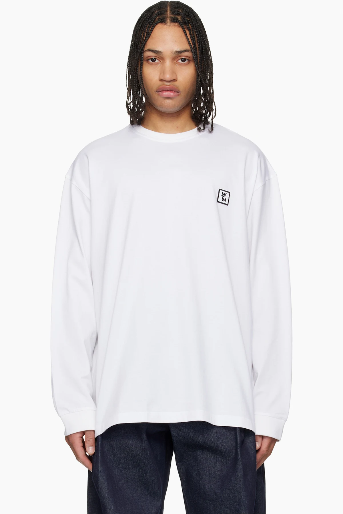 White Long Sleeve Logo T-shirt