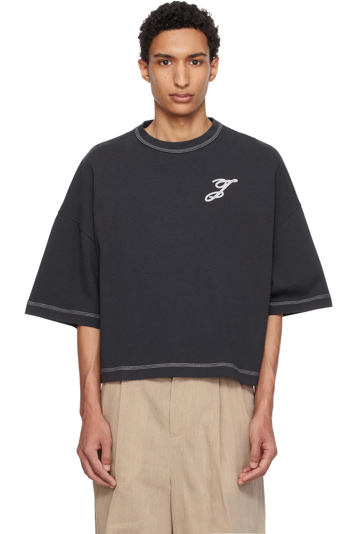 Navy 'The Letro' T-shirt